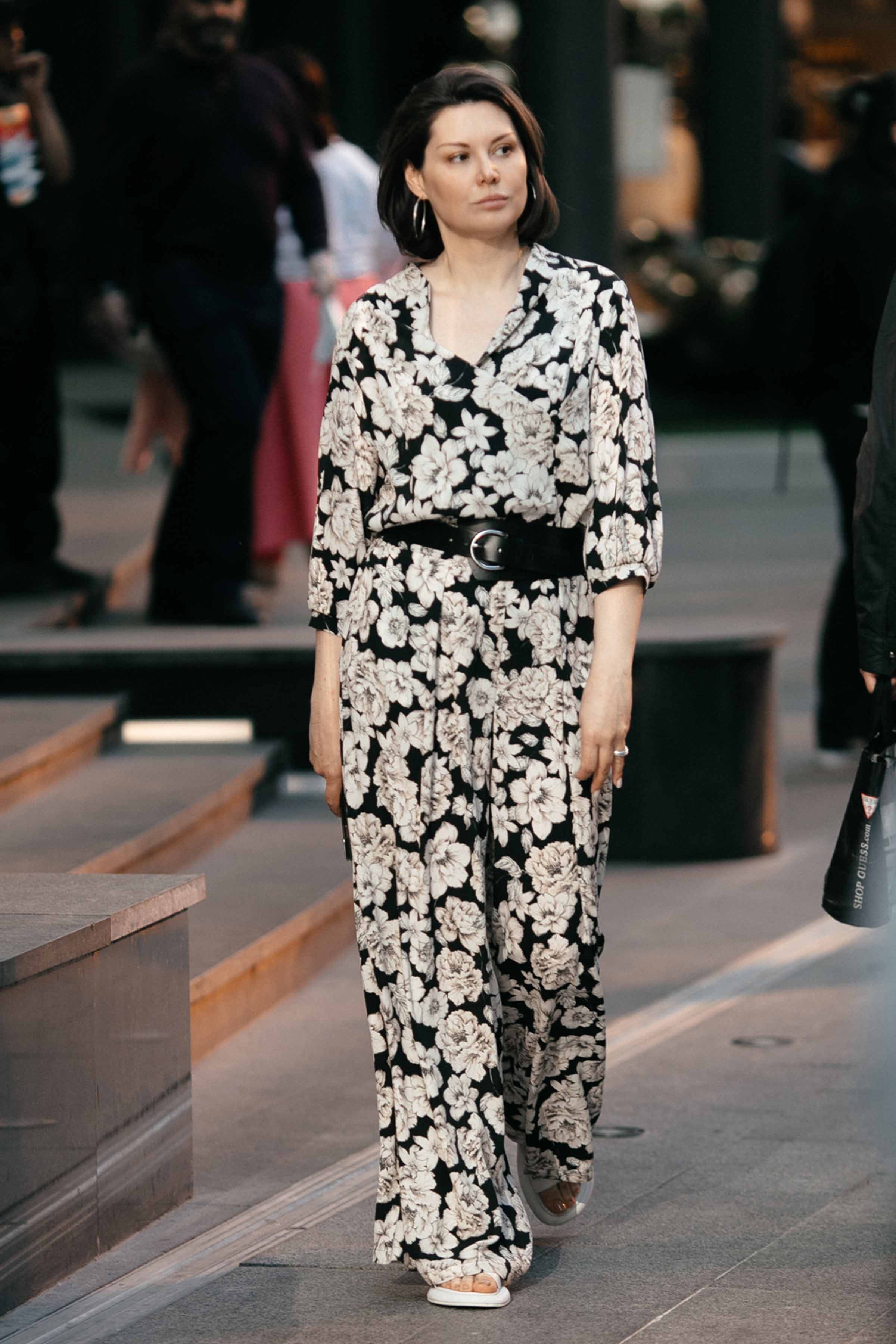 Блуза Флора с широкими рукавами  от Lesel (Лесель)! Заказывайте по ✆ 8 (800) 777 02 37