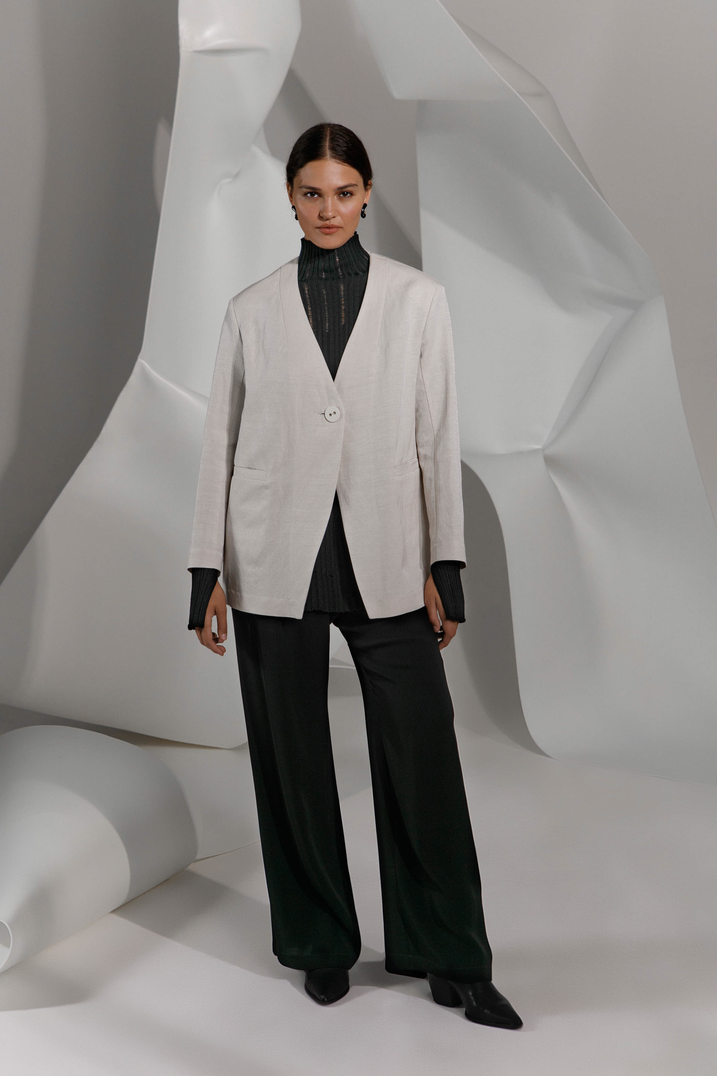 Жакет без лацканов 06 Суфле (souffle) от Lesel (Лесель)! Заказывайте по ✆ 8 (800) 777 02 37