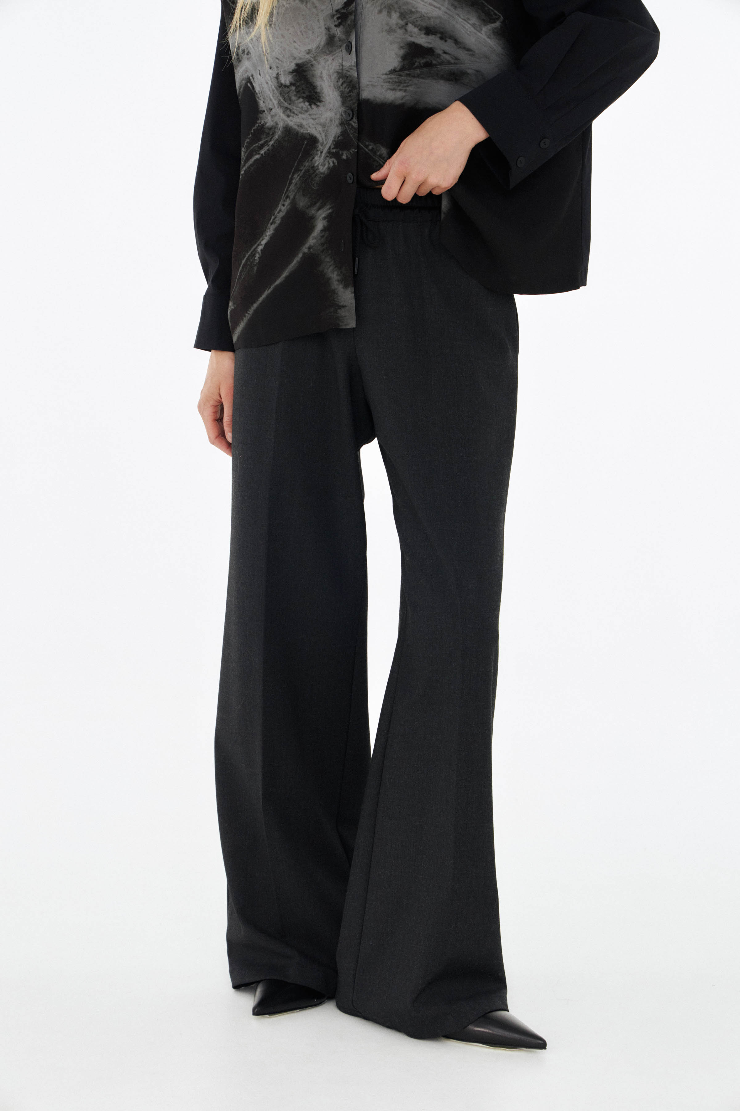 Брюки прямые со стрелками, шерсть  от Lesel (Лесель)! Заказывайте по ✆ 8 (800) 777 02 37