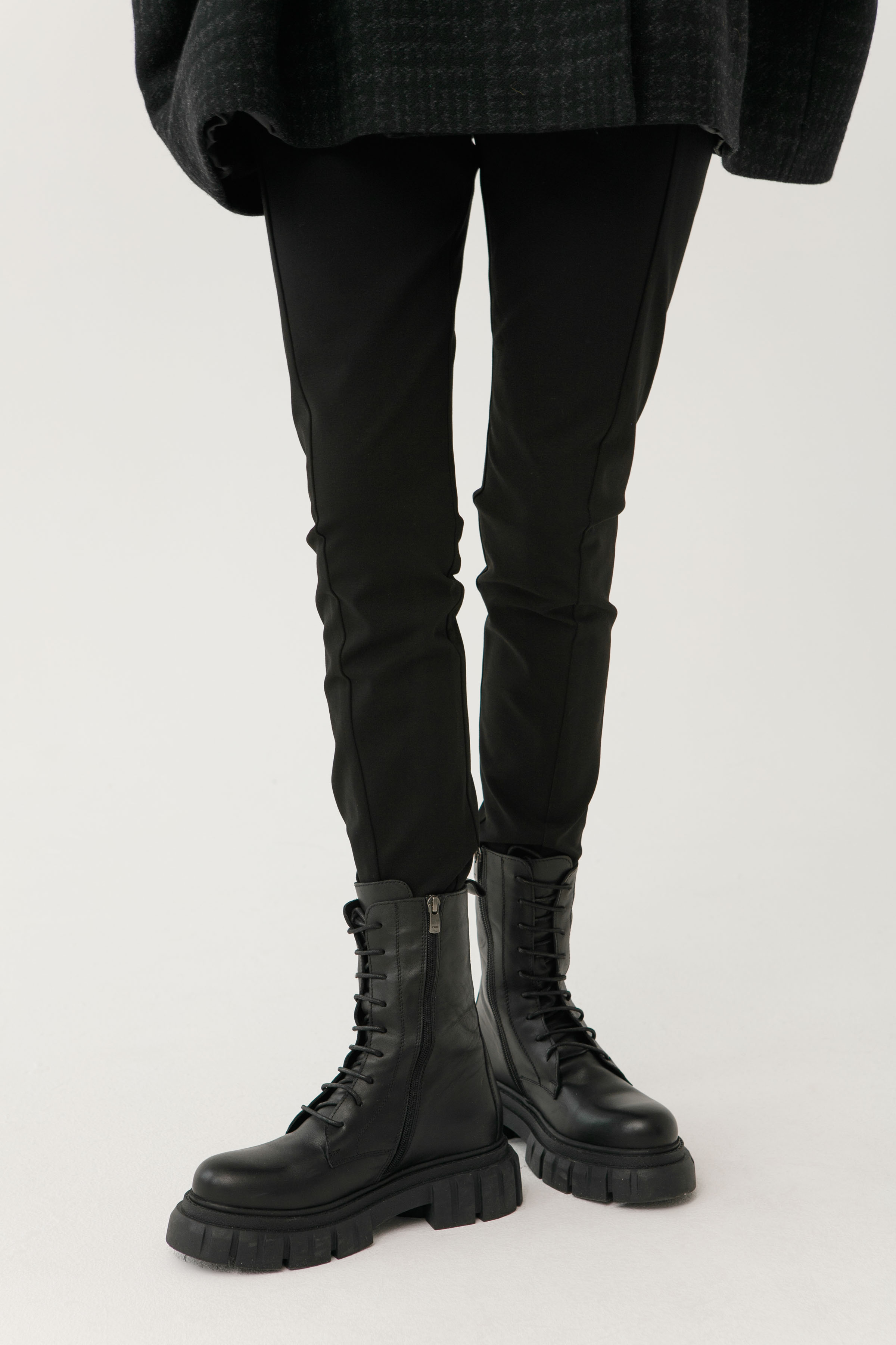 Брюки узкие прямые, плотное джерси 10 Серый (grise) от Lesel (Лесель)! Заказывайте по ✆ 8 (800) 777 02 37