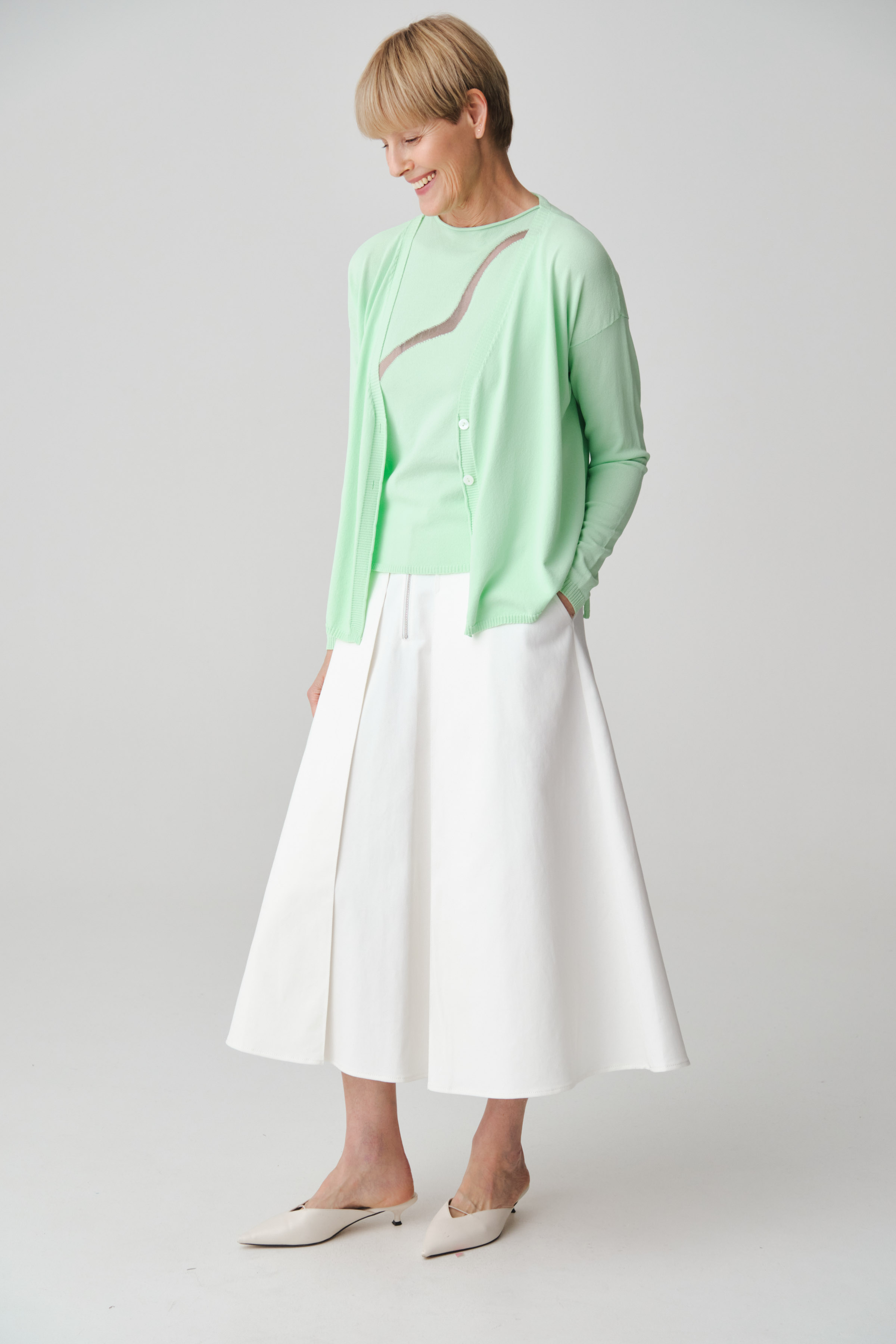 Кардиган Ломаная линия