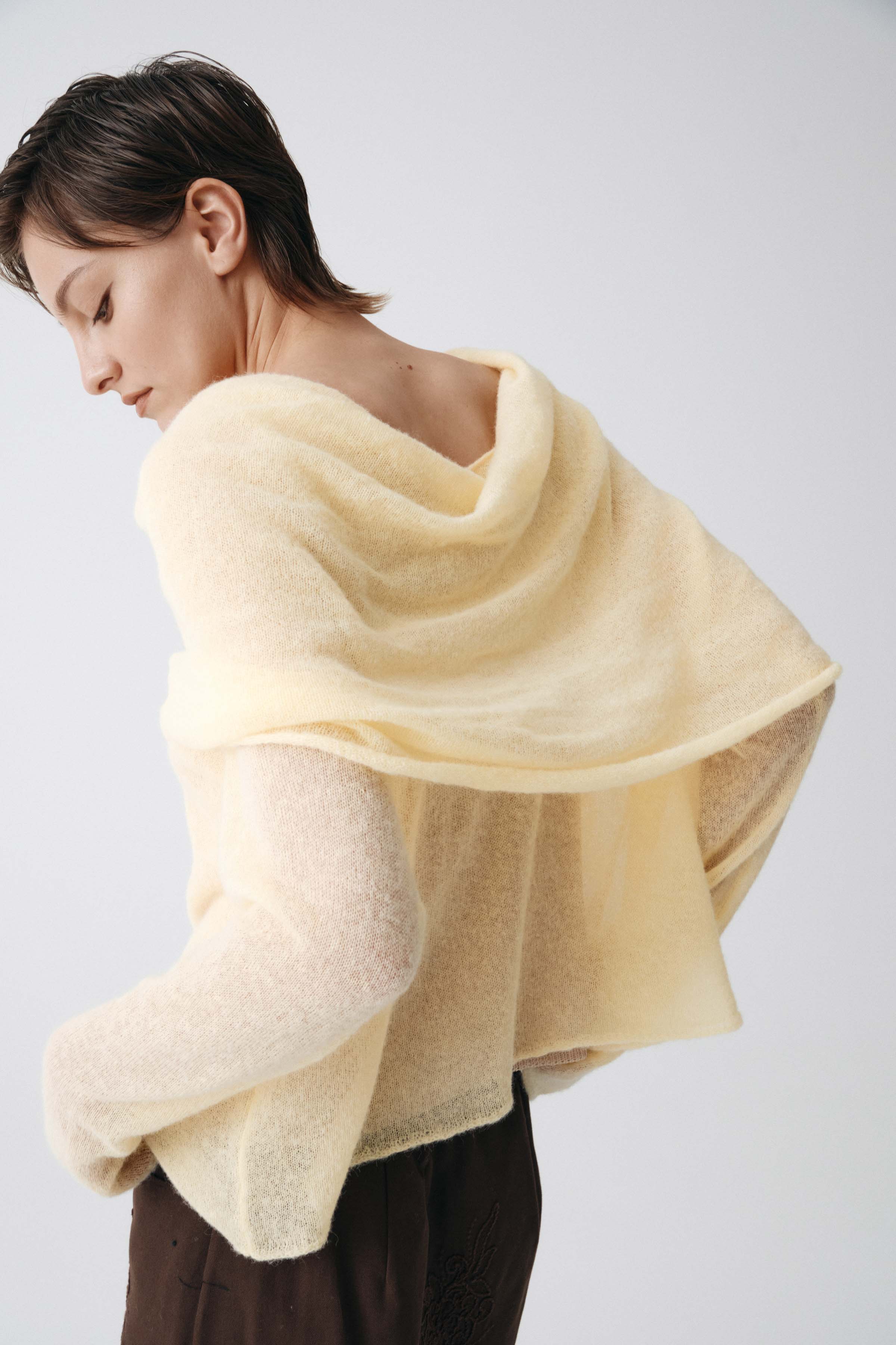 Джемпер с длинным рукавом Хомут  от Lesel (Лесель)! Заказывайте по ✆ 8 (800) 777 02 37