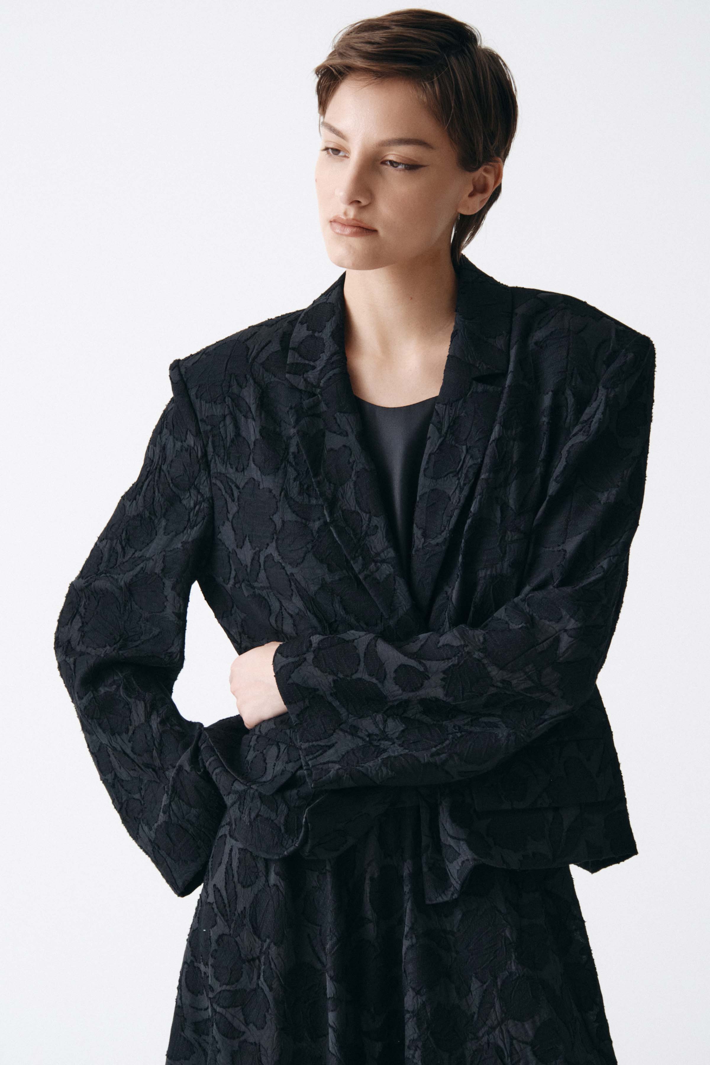 Жакет Прозрачные цветы