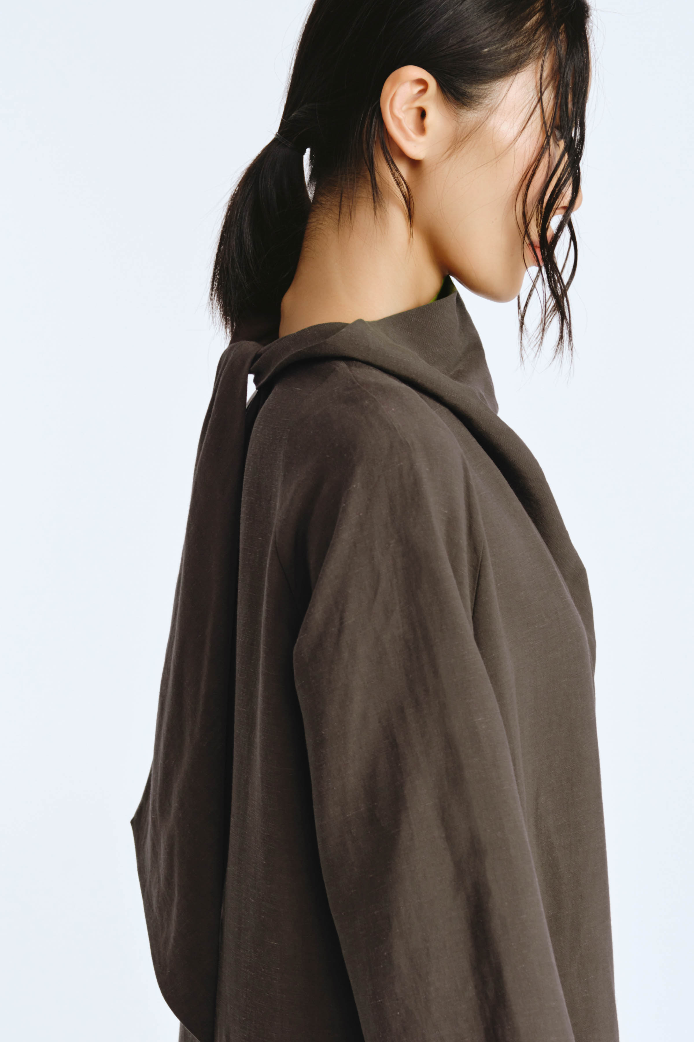 Платье с воротником Качели, плотная вискоза 42 Темный мрамор (marbre fonce) от Lesel (Лесель)! Заказывайте по ✆ 8 (800) 777 02 37