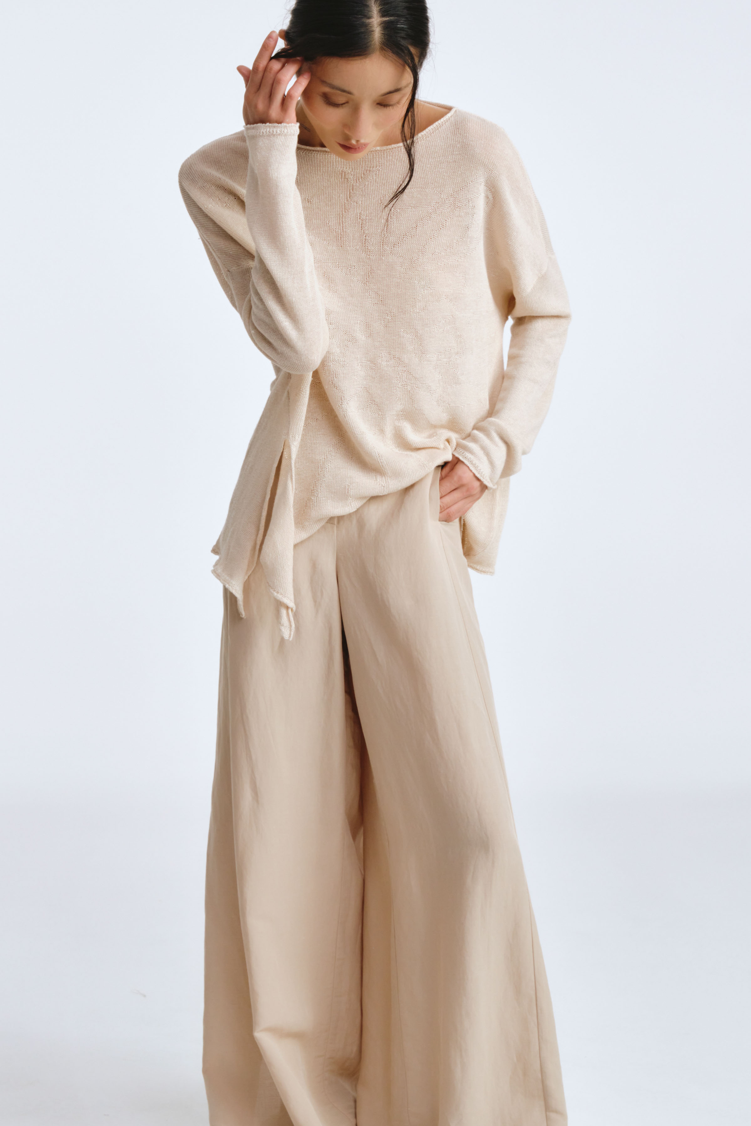 Джемпер Лён  от Lesel (Лесель)! Заказывайте по ✆ 8 (800) 777 02 37