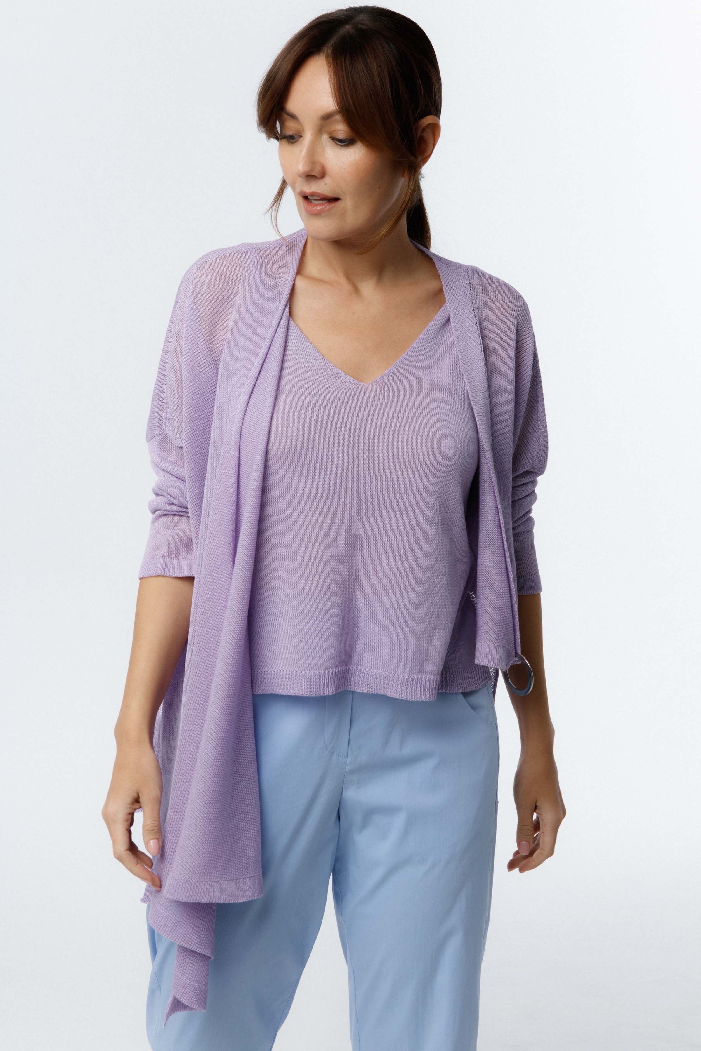 Кардиган Узел 43 Лаванда (lavande) от Lesel (Лесель)! Заказывайте по ✆ 8 (800) 777 02 37