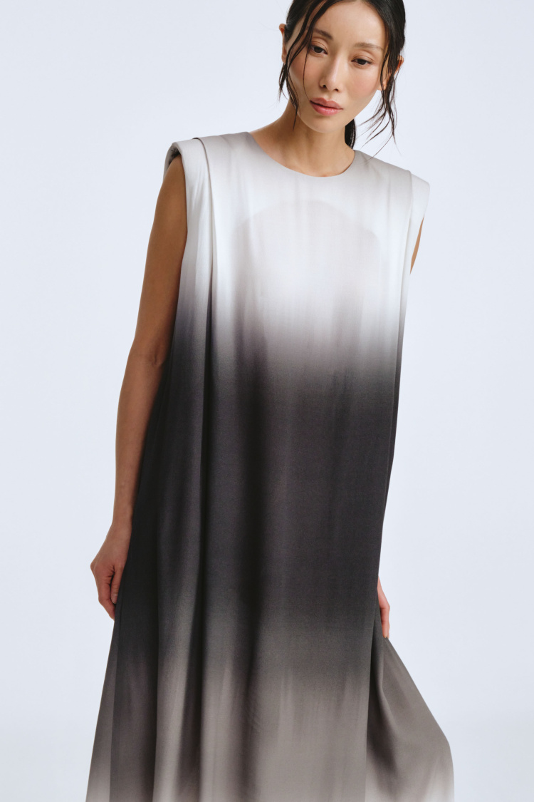 Платье Деграде мантия