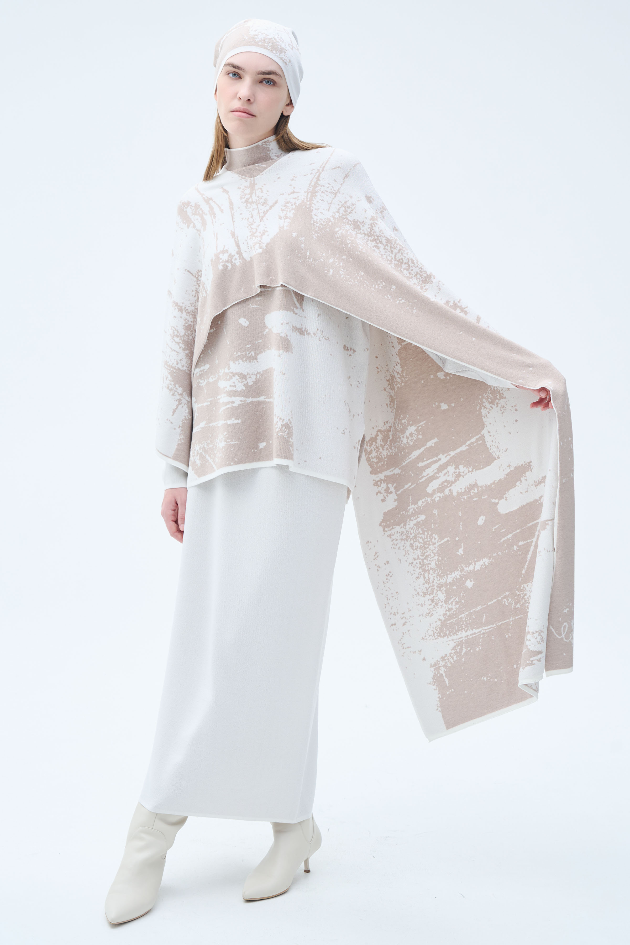 Палантин Инь-Ян 06 Суфле (souffle) от Lesel (Лесель)! Заказывайте по ✆ 8 (800) 777 02 37