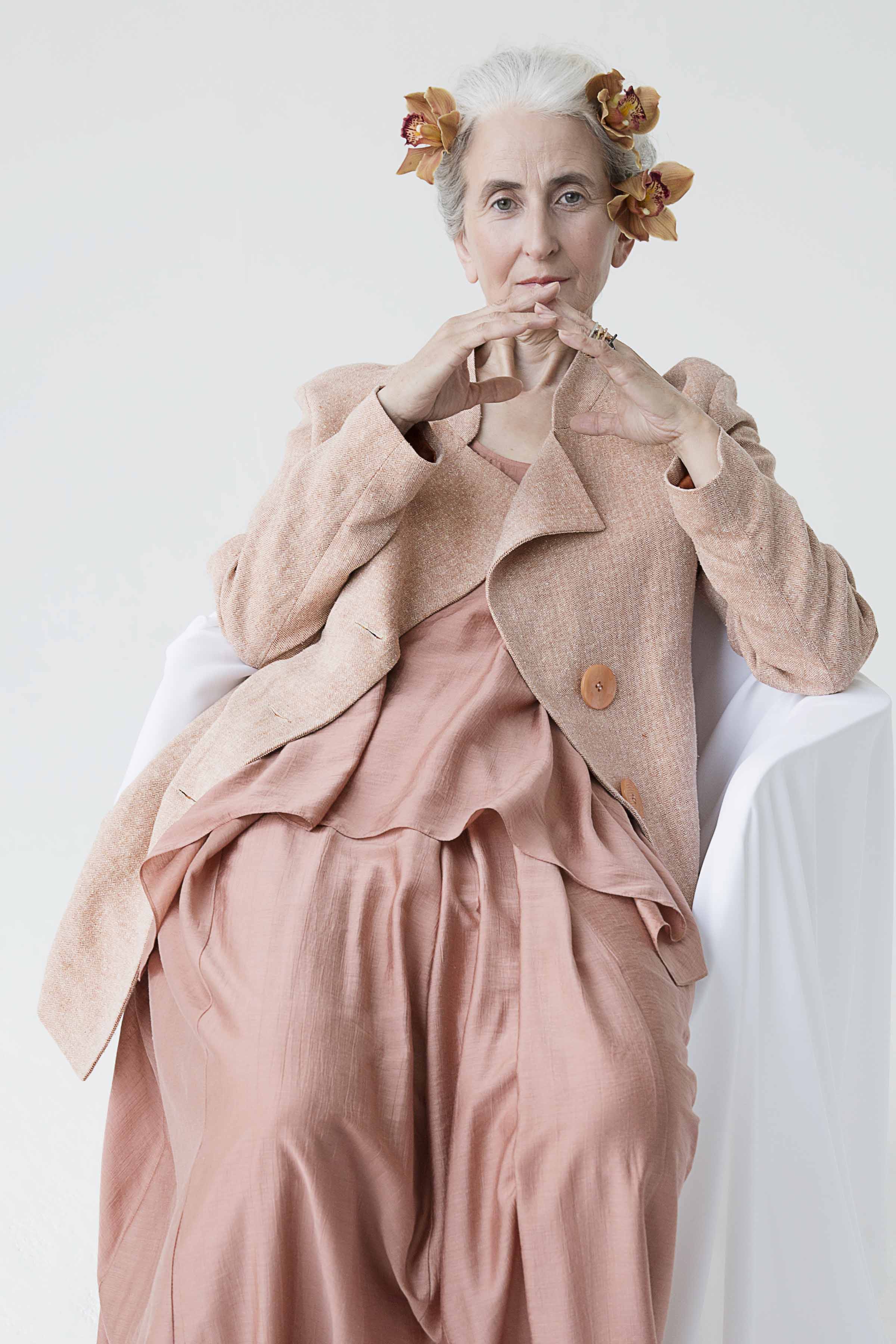 Жакет асимметрия Ёлочка на подкладке 87 Медь (copper) от Lesel (Лесель)! Заказывайте по ✆ 8 (800) 777 02 37
