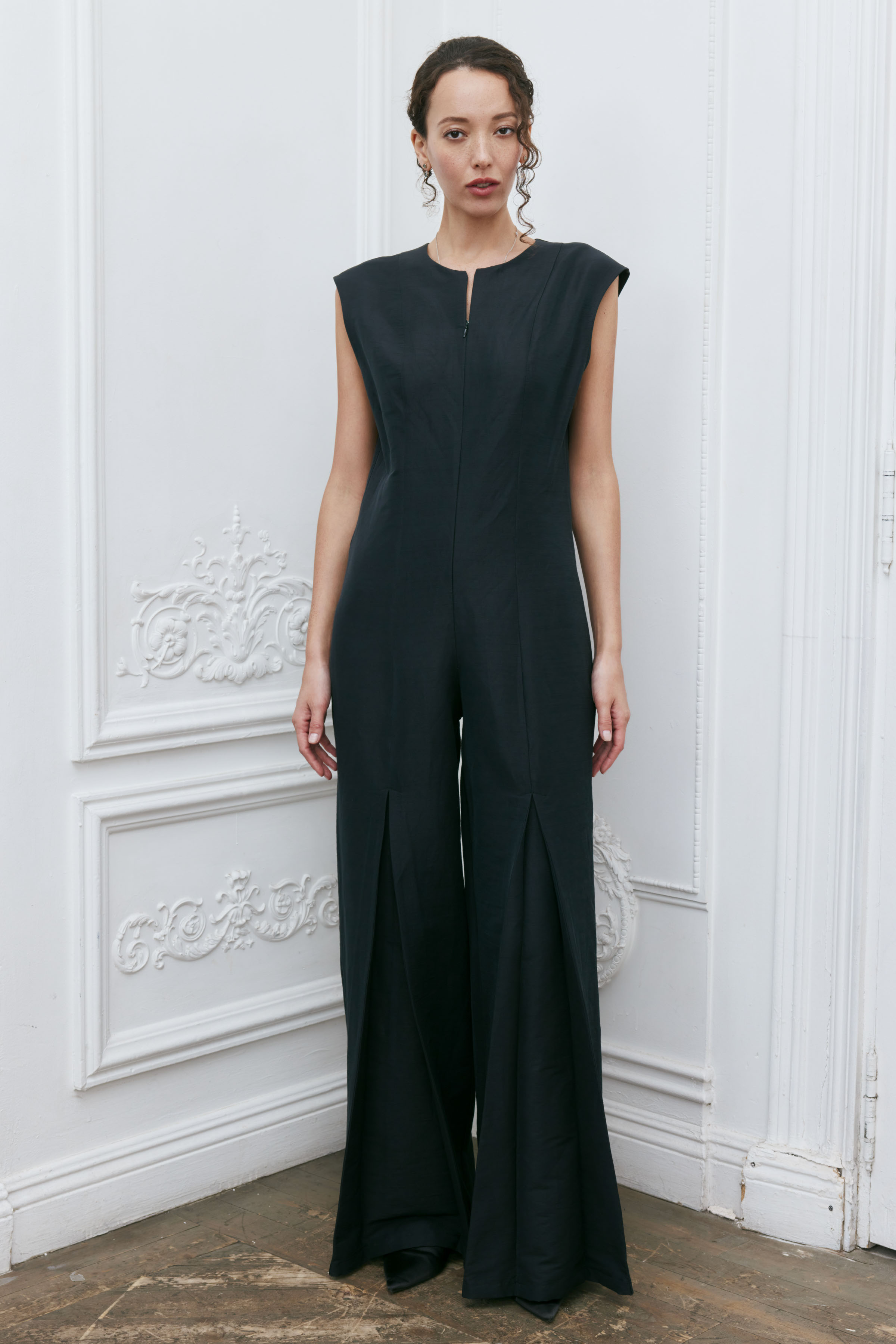 Комбинезон клеш эластичный 00 Черный (noir), 75 Шоколад (chocolat) от Lesel (Лесель)! Заказывайте по ✆ 8 (800) 777 02 37