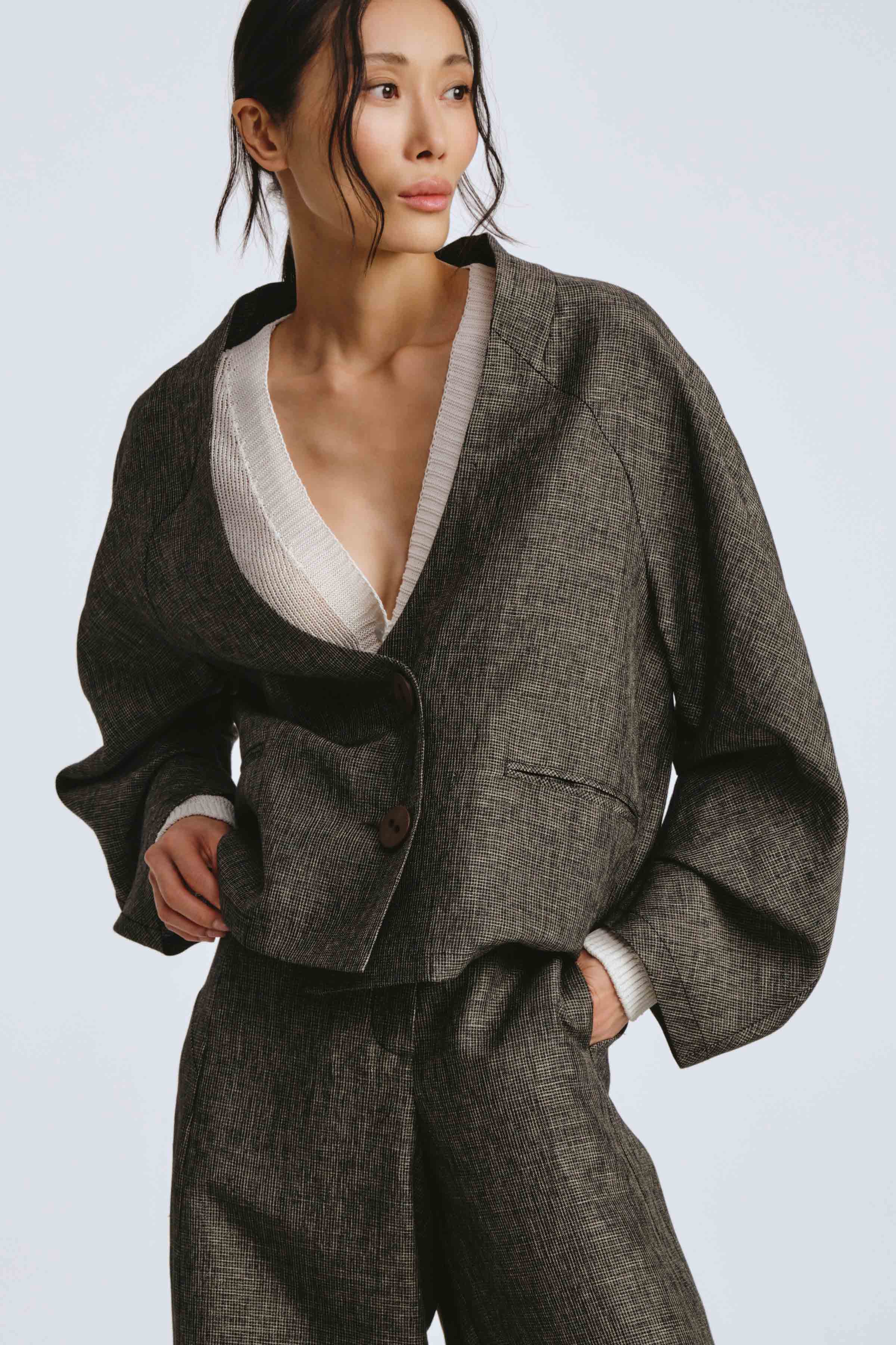 Жакет свободный, реглан, виши 79 Гербарий (herbal) от Lesel (Лесель)! Заказывайте по ✆ 8 (800) 777 02 37