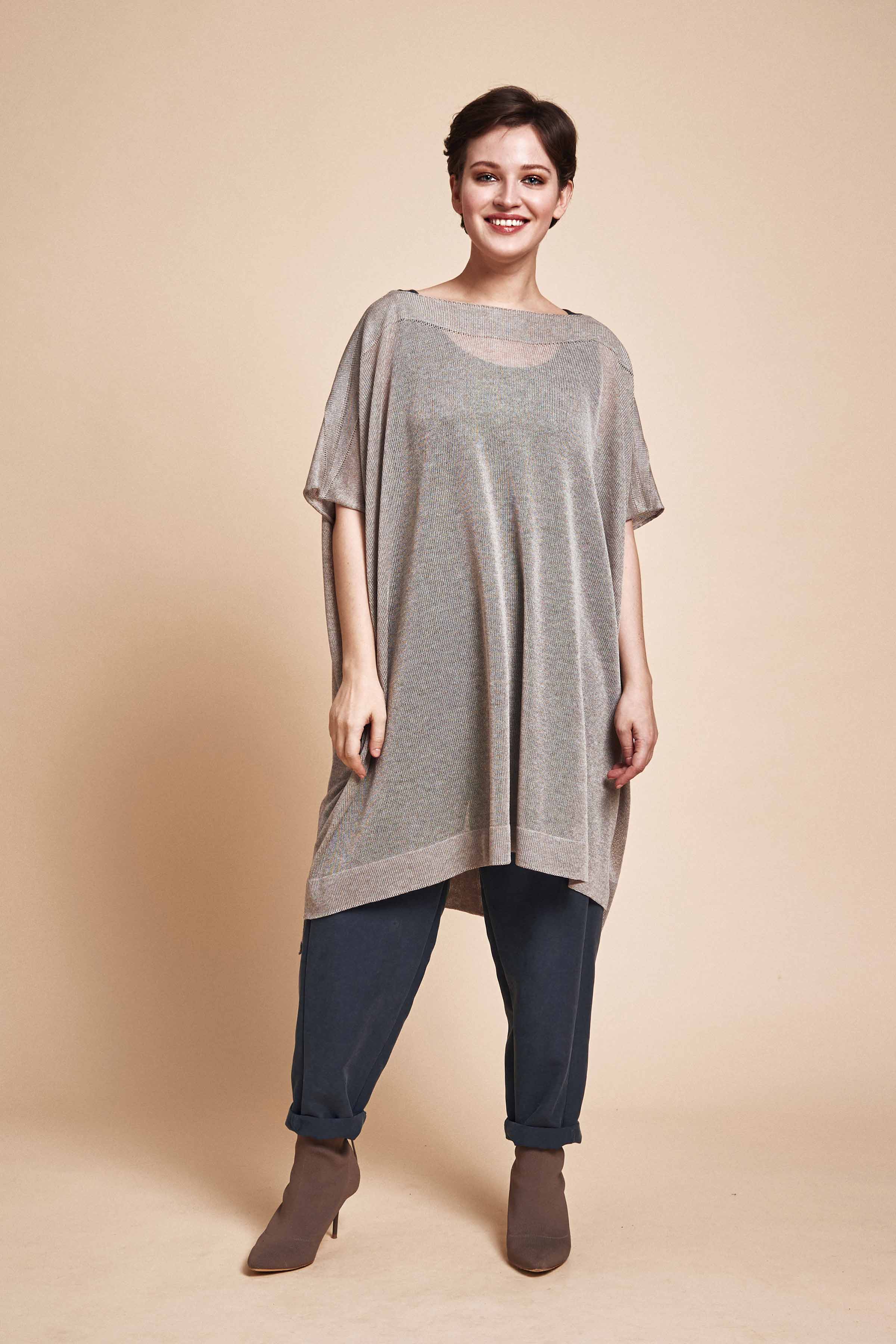 Брюки «Бананы, тенсель» 38 Джинсовый (denim) от Lesel (Лесель)! Заказывайте по ✆ 8 (800) 777 02 37