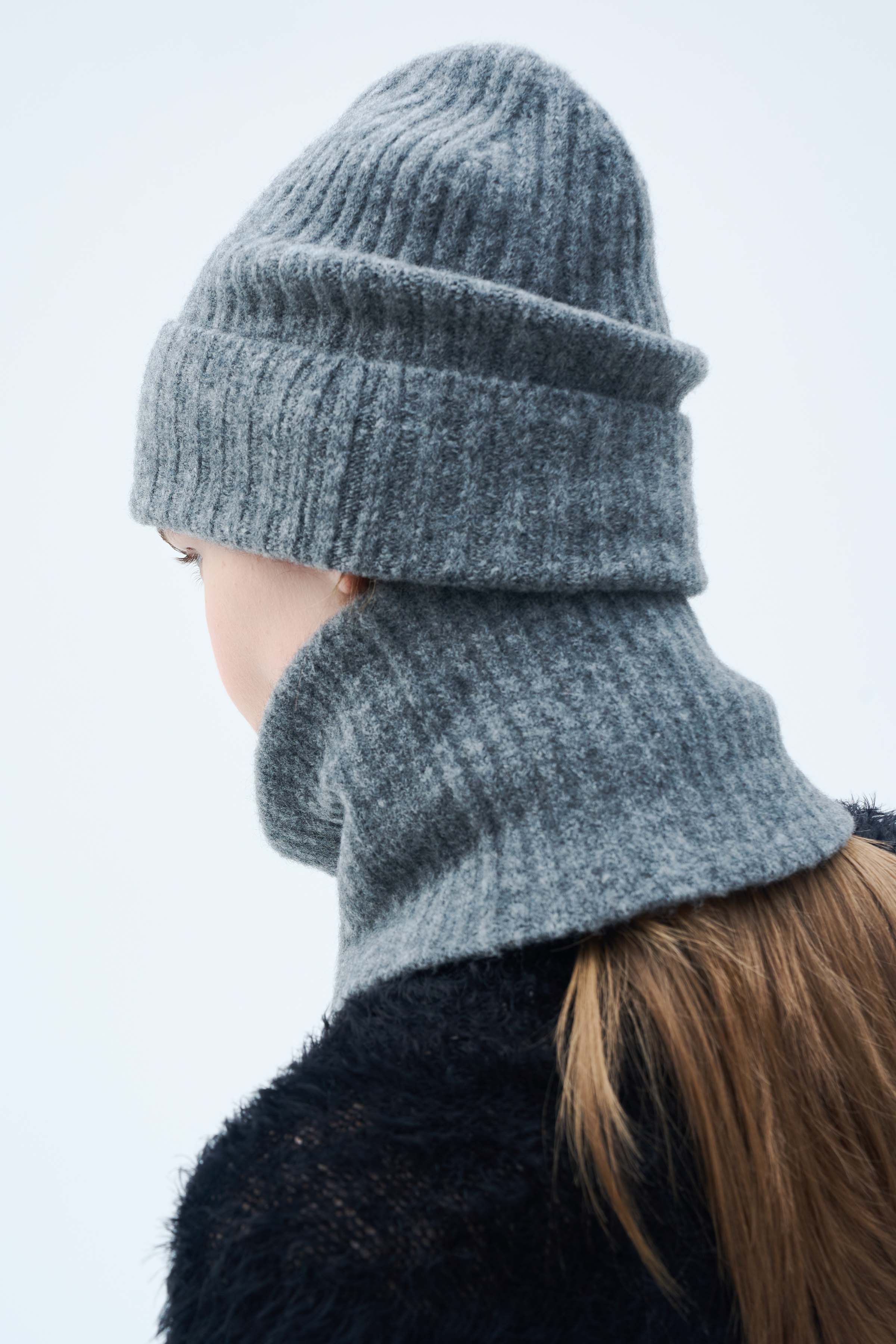 Шапка Резинка 15 Серый меланж (melange gris) от Lesel (Лесель)! Заказывайте по ✆ 8 (800) 777 02 37