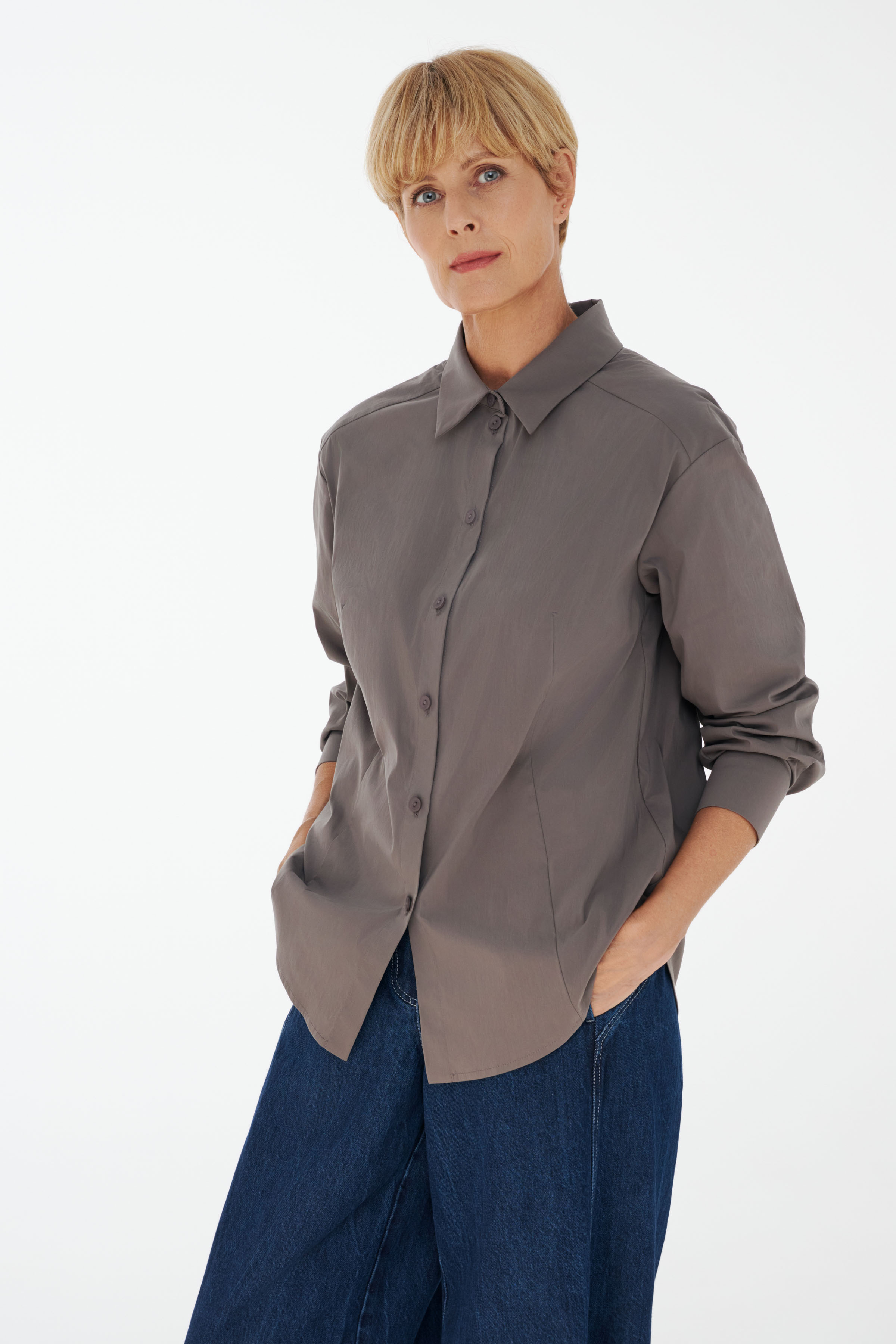 Блуза рубашка база  от Lesel (Лесель)! Заказывайте по ✆ 8 (800) 777 02 37