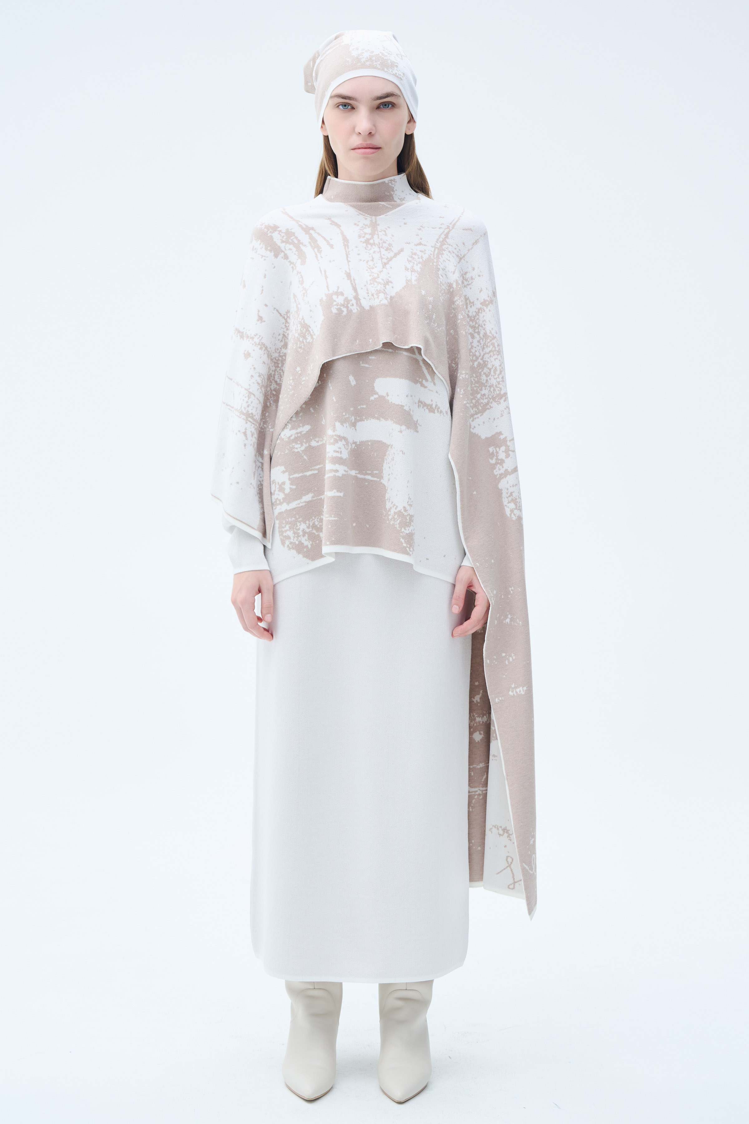 Палантин Инь-Ян 06 Суфле (souffle) от Lesel (Лесель)! Заказывайте по ✆ 8 (800) 777 02 37