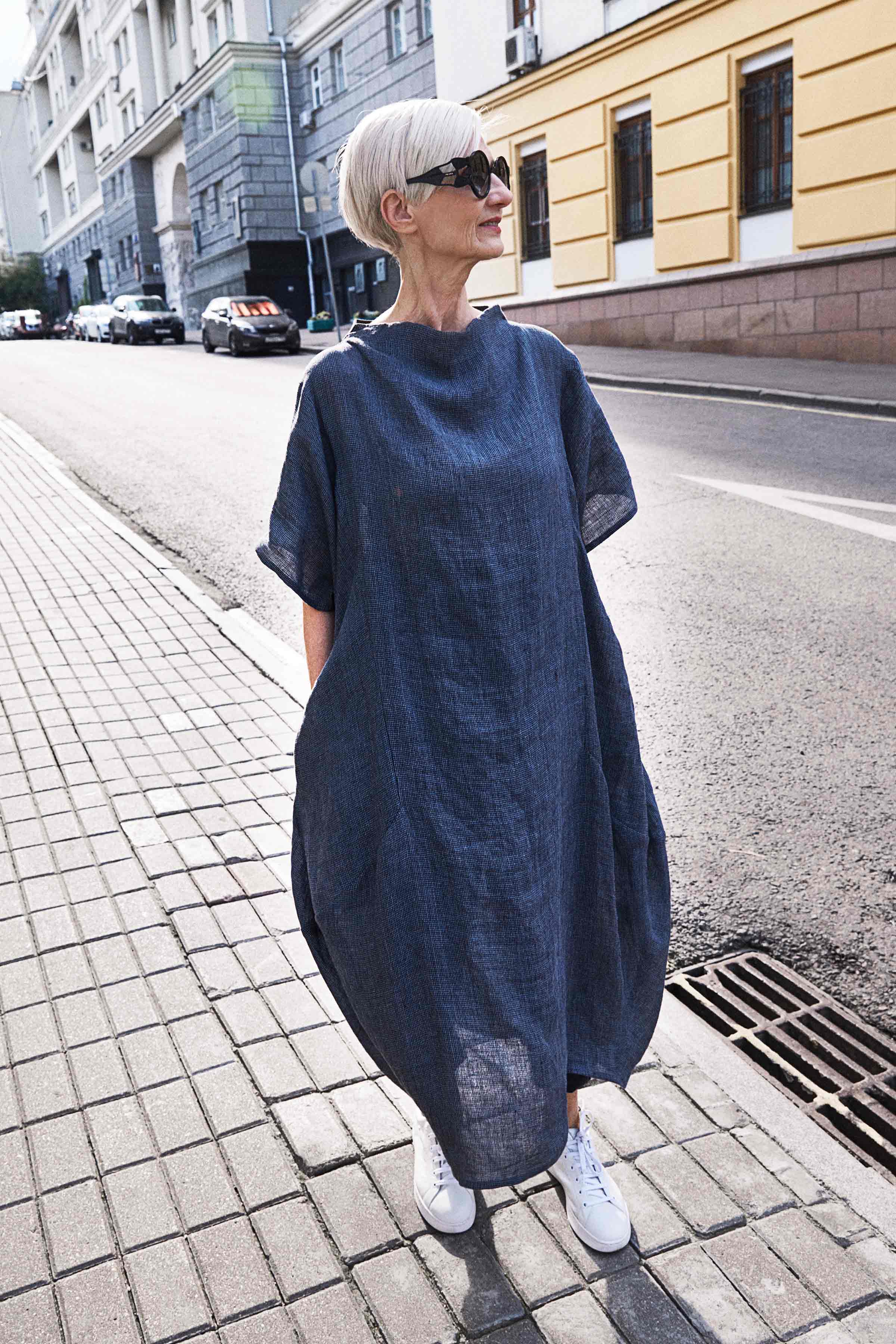 Платье «Ромб «Виши»  38 Джинсовый (denim), 47 Розовый (rose) от Lesel (Лесель)! Заказывайте по ✆ 8 (800) 777 02 37