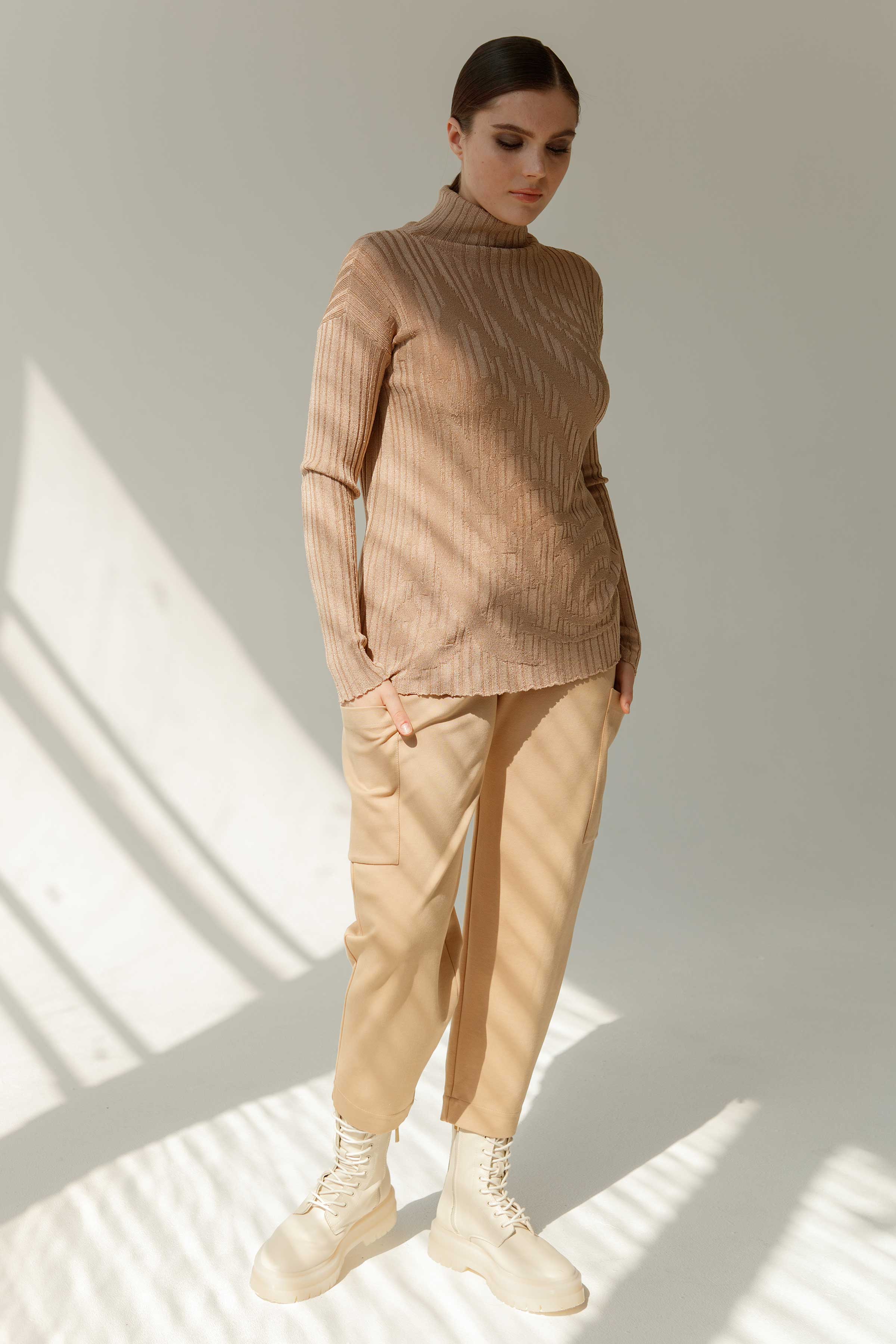 Водолазка Узор 04 Бежевый (beige) от Lesel (Лесель)! Заказывайте по ✆ 8 (800) 777 02 37