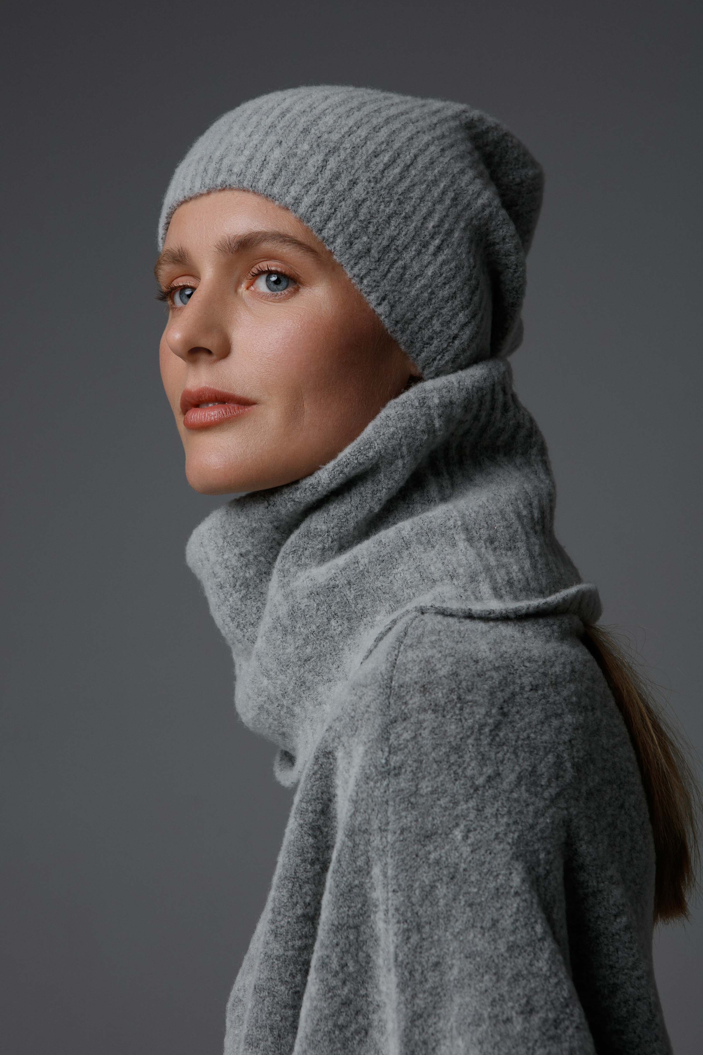 Снуд Резинка 15 Серый меланж (melange gris) от Lesel (Лесель)! Заказывайте по ✆ 8 (800) 777 02 37