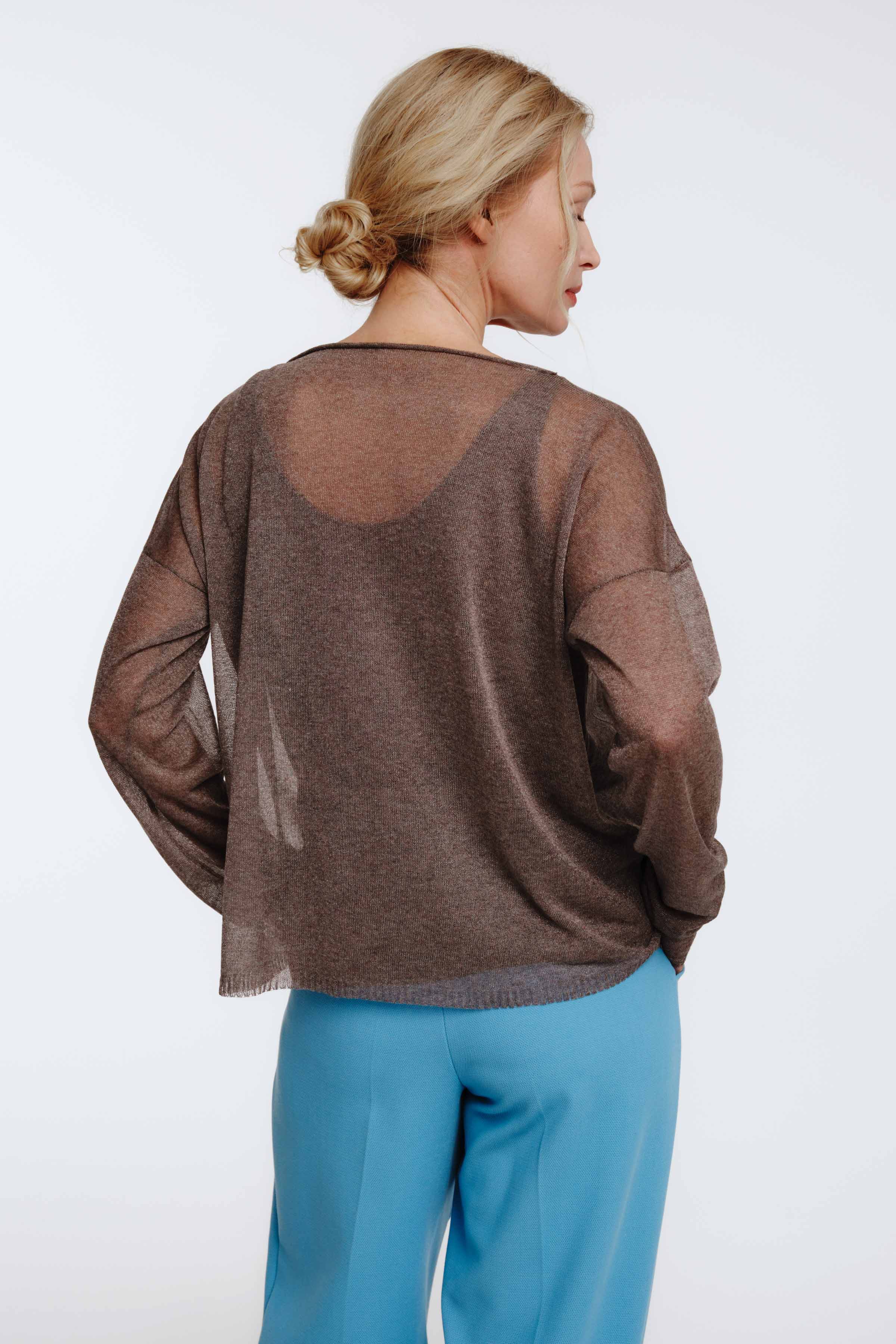 Джемпер Цветок с бутоном  от Lesel (Лесель)! Заказывайте по ✆ 8 (800) 777 02 37