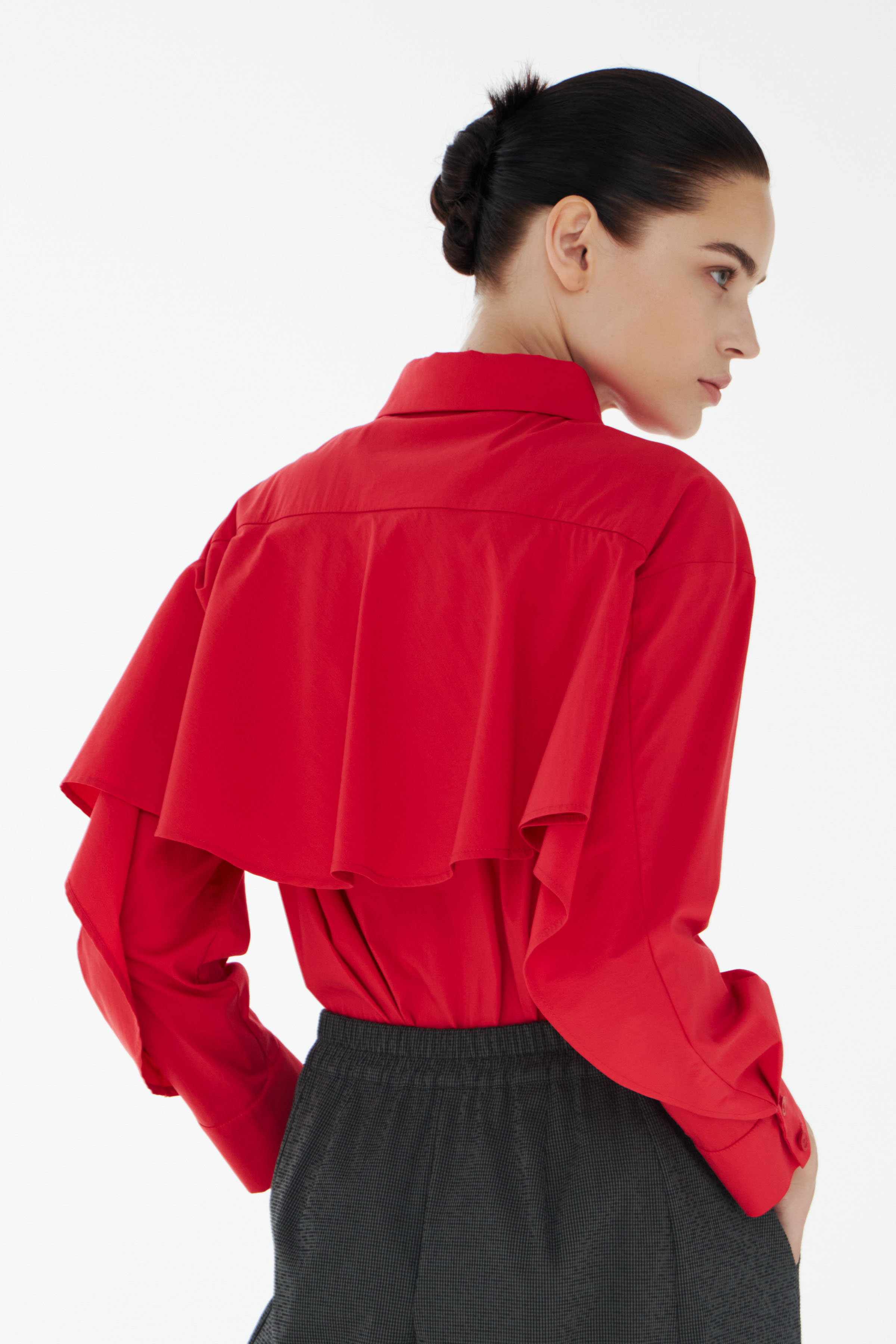 Блуза рубашка крылатая  от Lesel (Лесель)! Заказывайте по ✆ 8 (800) 777 02 37