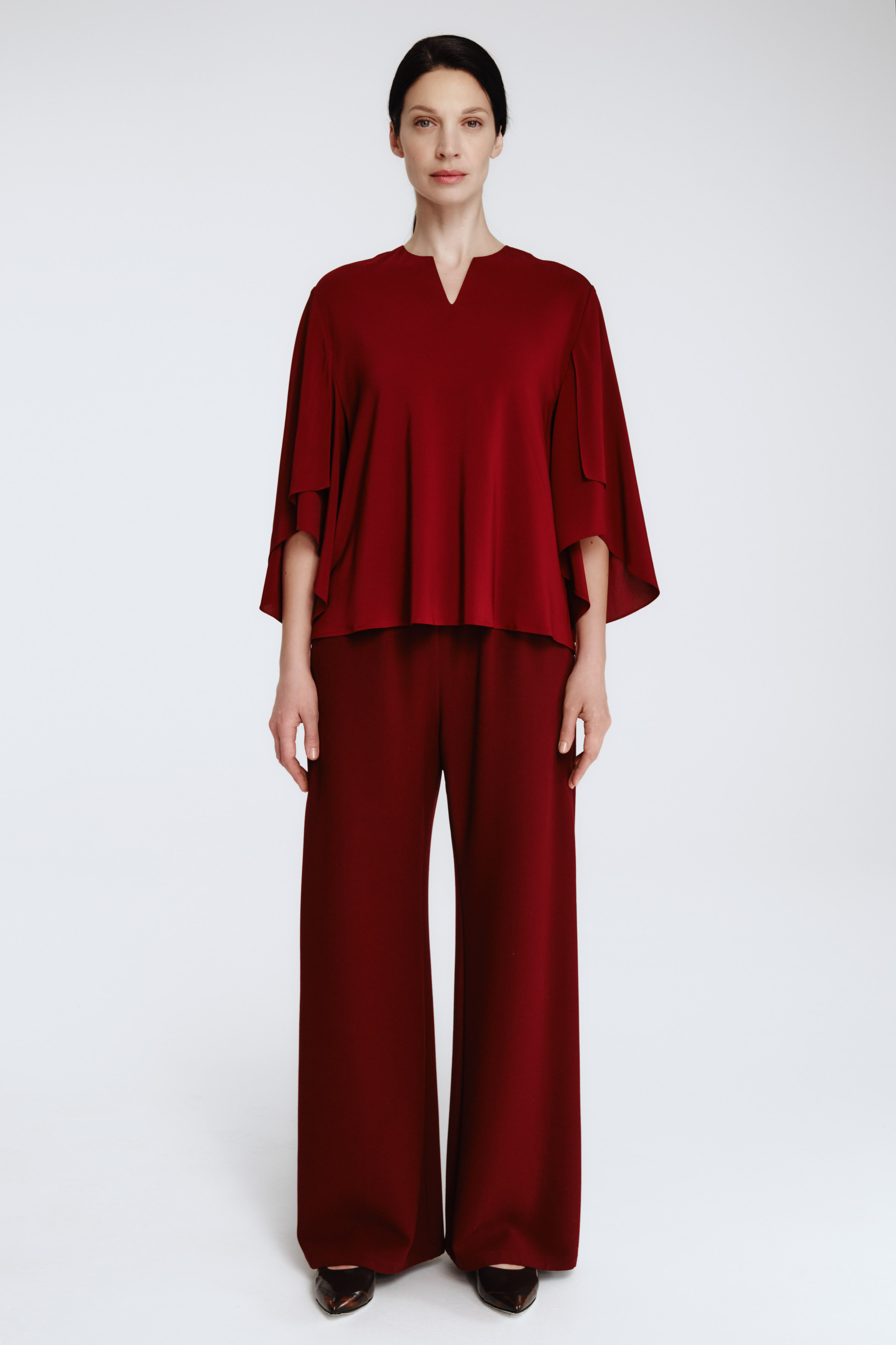 Блуза воздушный рукав  от Lesel (Лесель)! Заказывайте по ✆ 8 (800) 777 02 37