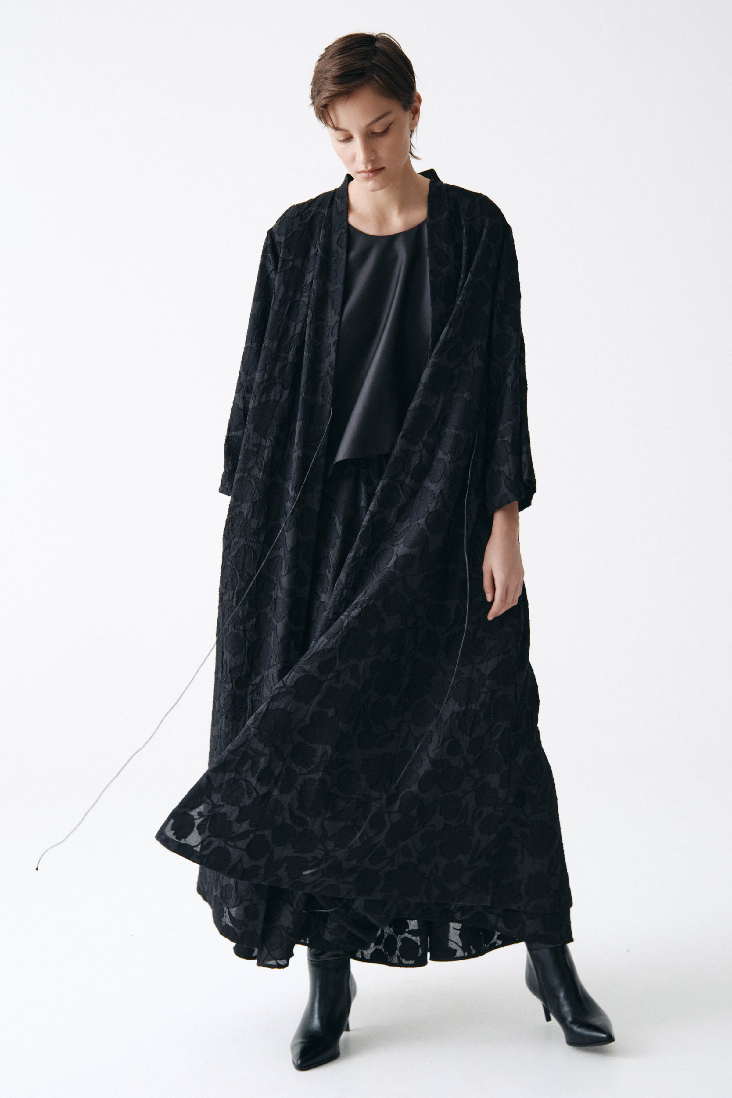 Жакет накидка кимоно, Прозрачные цветы  от Lesel (Лесель)! Заказывайте по ✆ 8 (800) 777 02 37