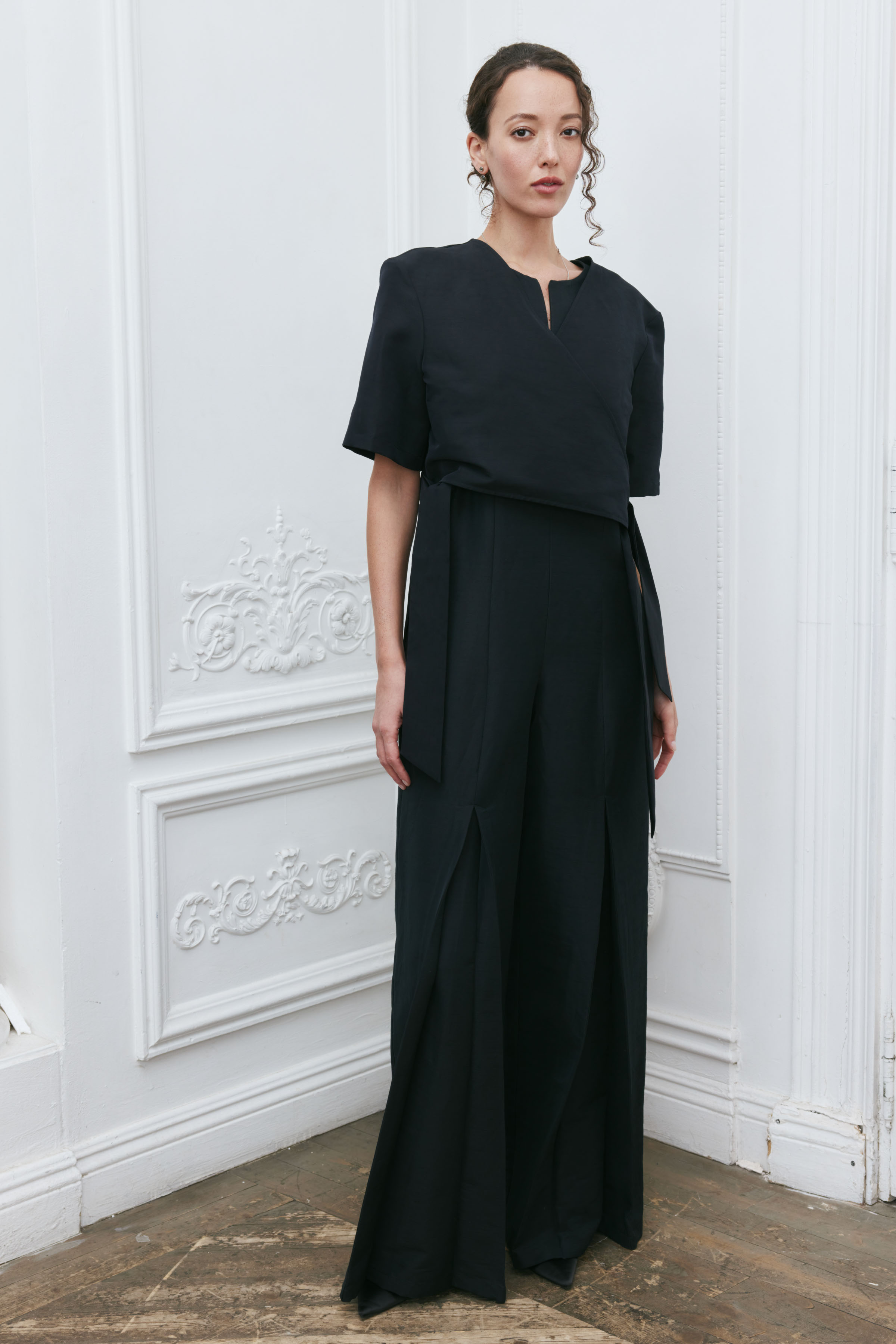 Блуза болеро на широких завязках эластичное  от Lesel (Лесель)! Заказывайте по ✆ 8 (800) 777 02 37