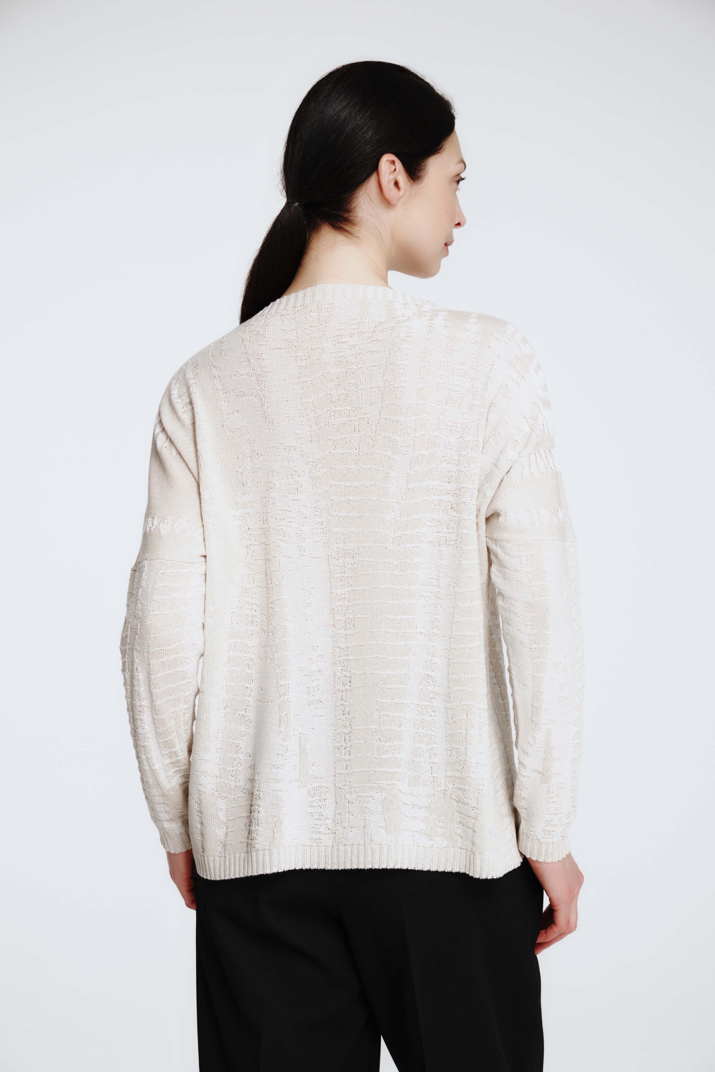 Джемпер Гофре  от Lesel (Лесель)! Заказывайте по ✆ 8 (800) 777 02 37