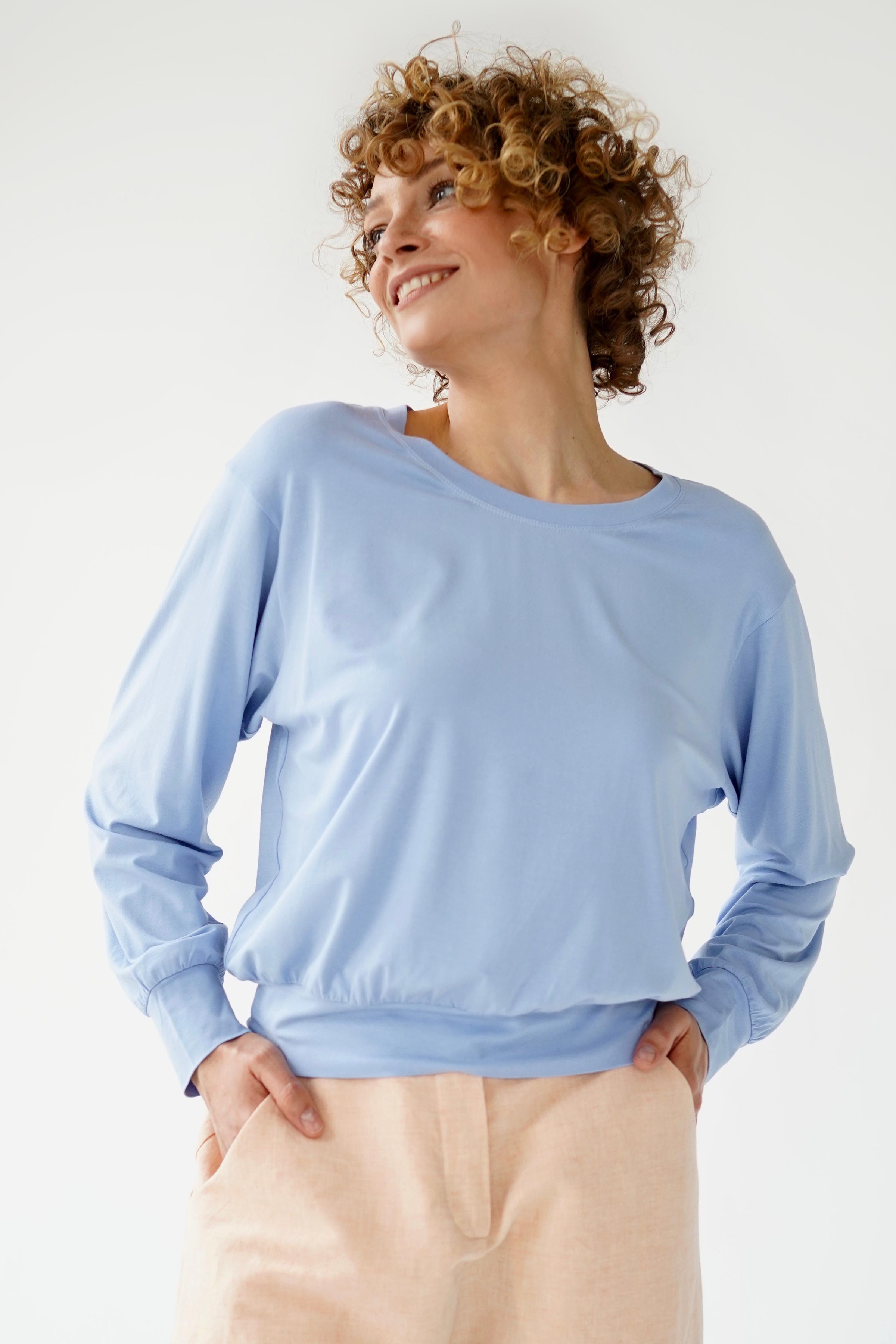 База с подвязами, длинный рукав  от Lesel (Лесель)! Заказывайте по ✆ 8 (800) 777 02 37