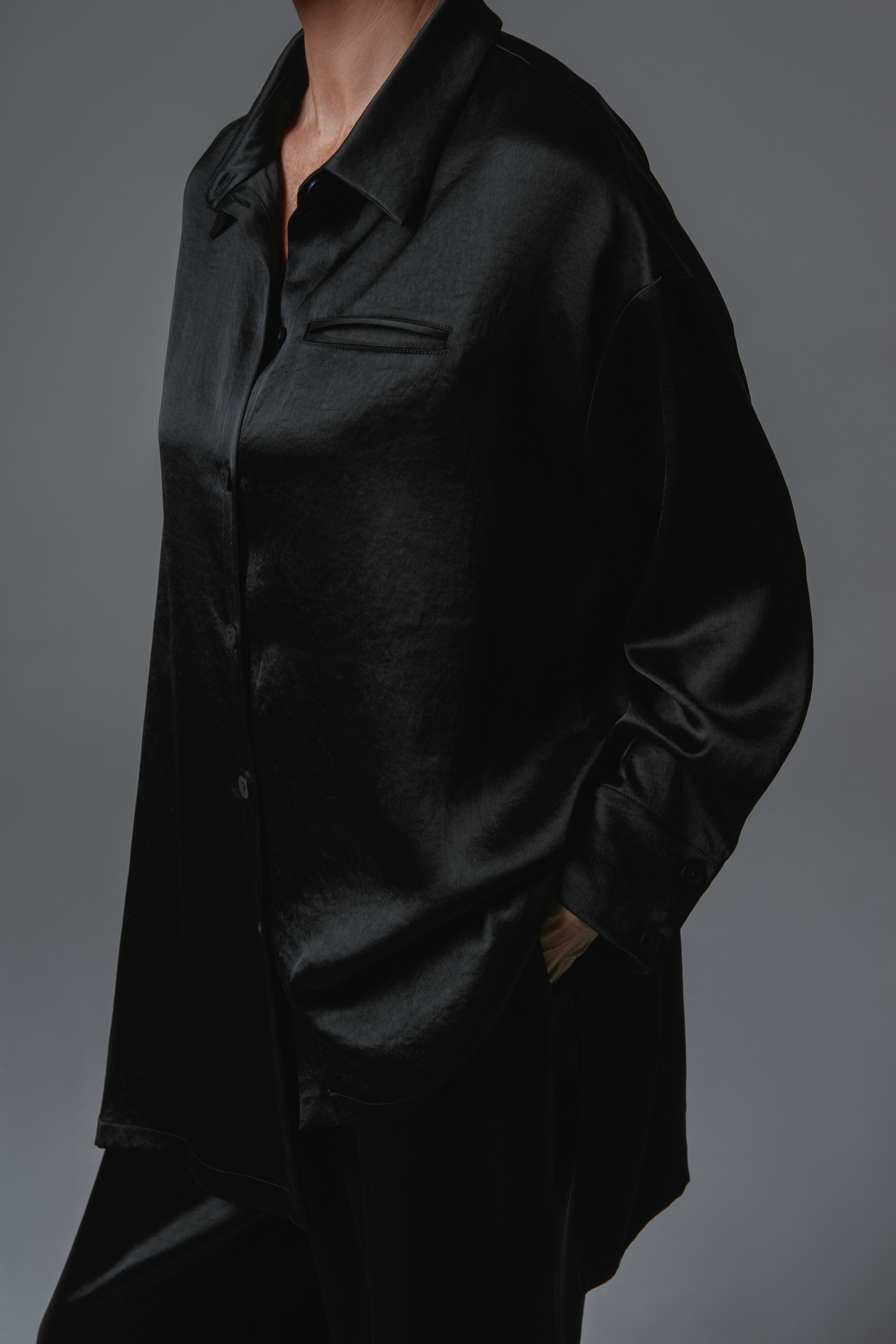 Блуза рубашка Квадрат атласная  от Lesel (Лесель)! Заказывайте по ✆ 8 (800) 777 02 37