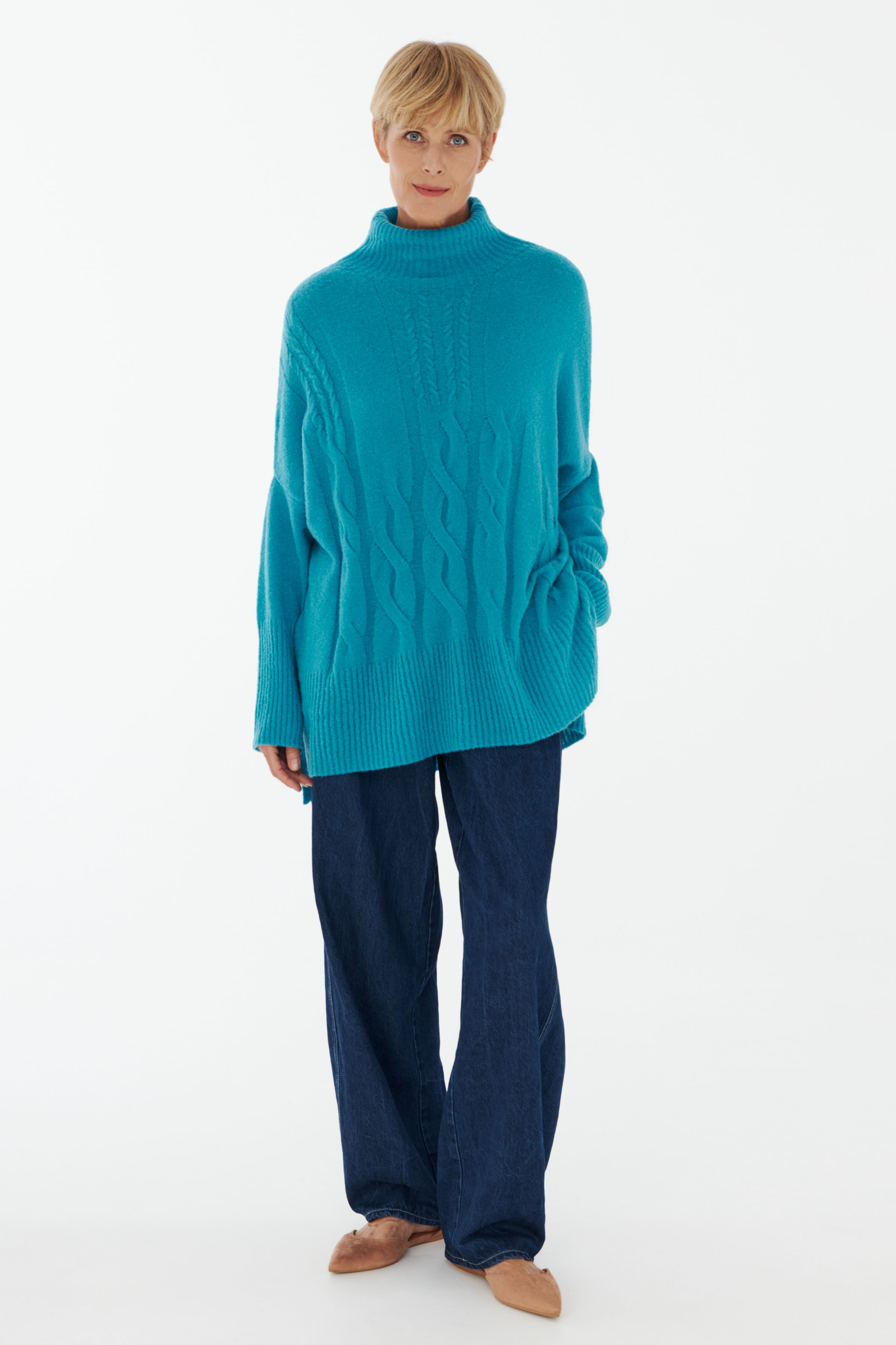 Джемпер Косы  от Lesel (Лесель)! Заказывайте по ✆ 8 (800) 777 02 37