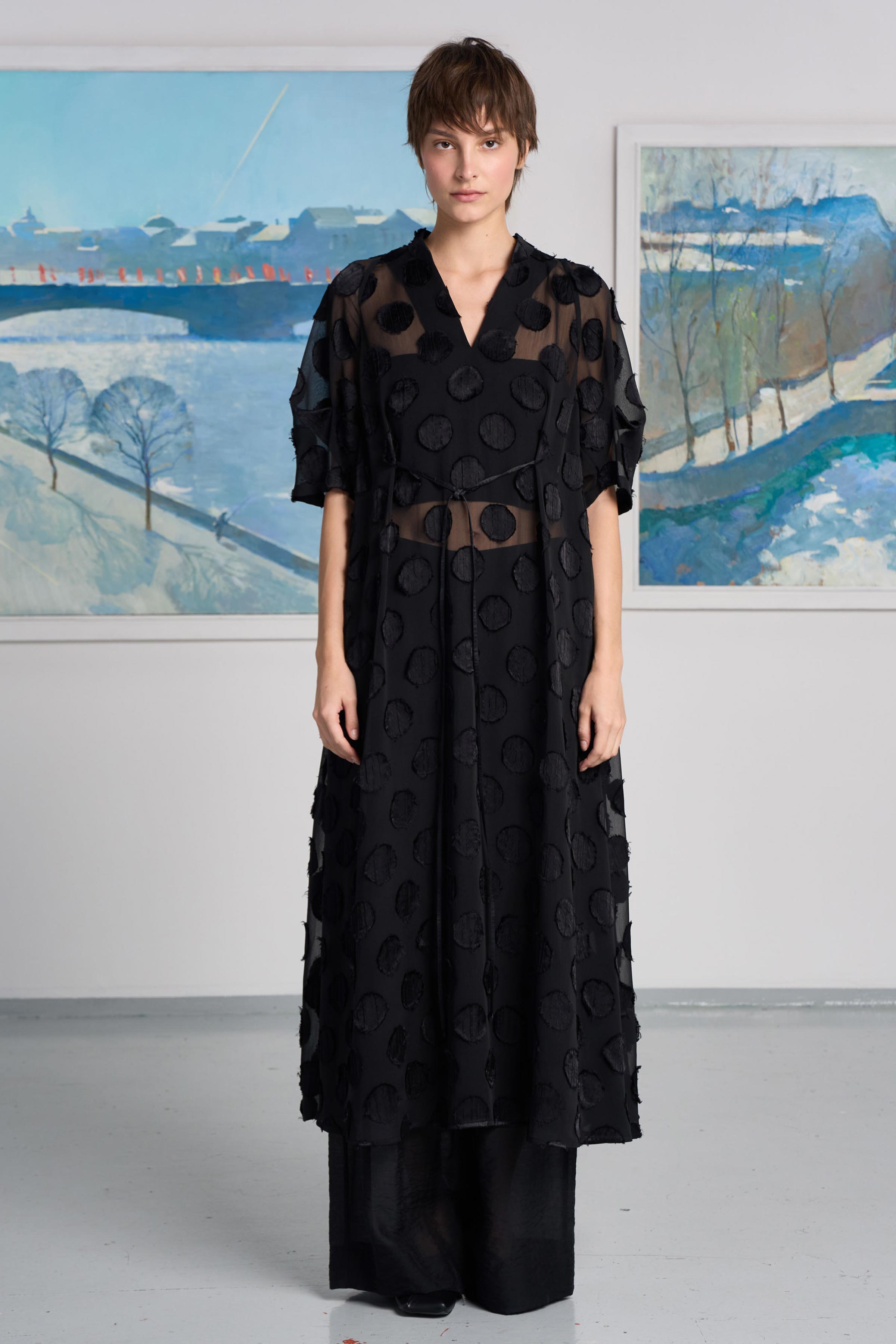 Платье Прозрачный горох