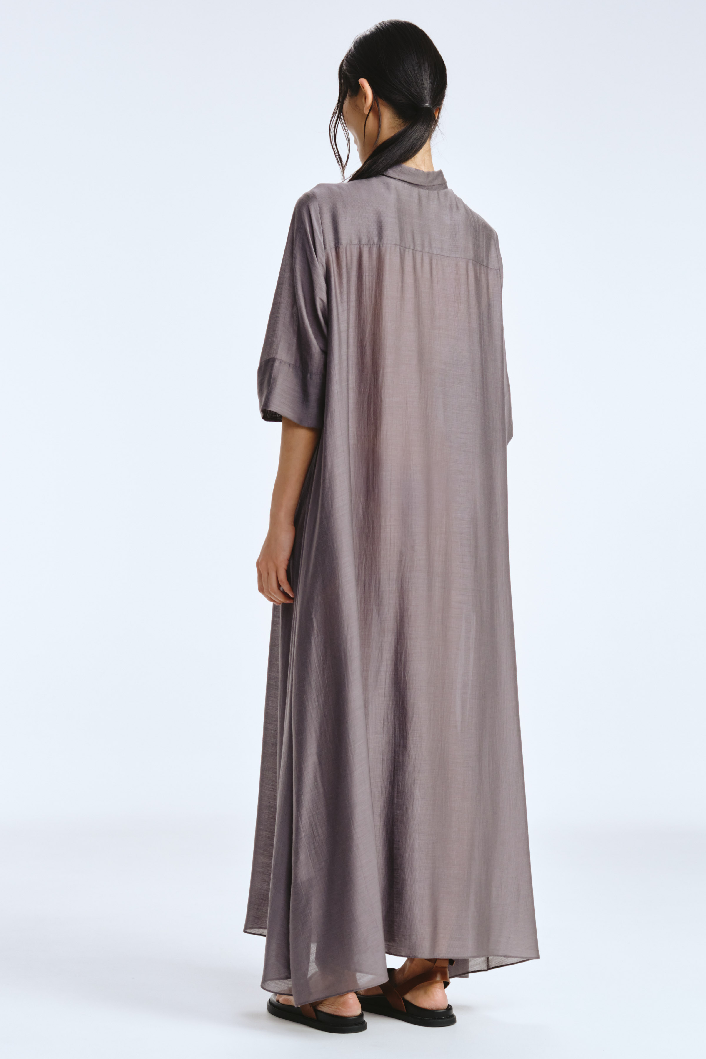 Платье рубашка с защипами 11 Антрацит (anthracite) от Lesel (Лесель)! Заказывайте по ✆ 8 (800) 777 02 37