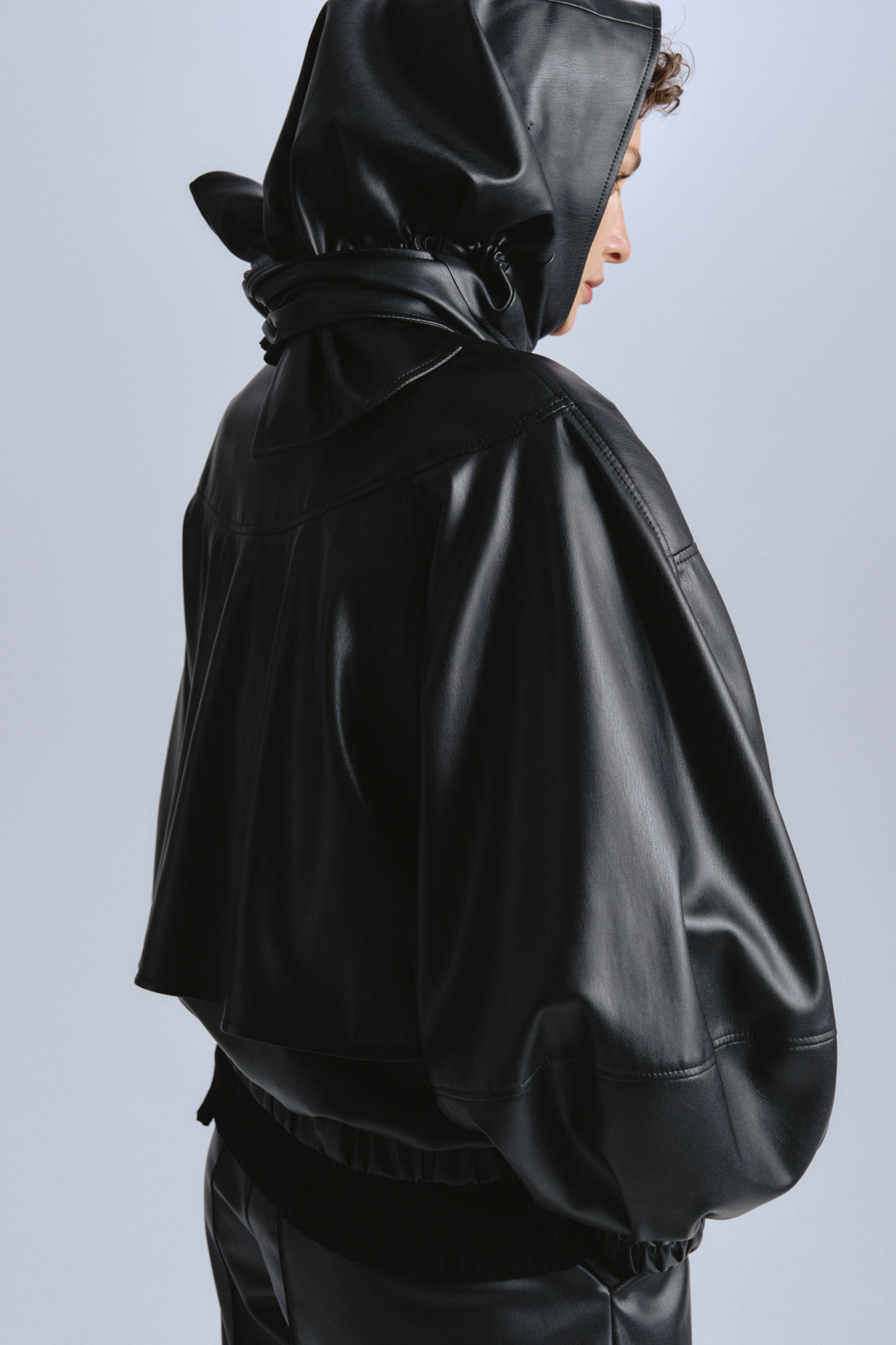 Бомбер многослойный, кожа 00 Черный (noir) от Lesel (Лесель)! Заказывайте по ✆ 8 (800) 777 02 37