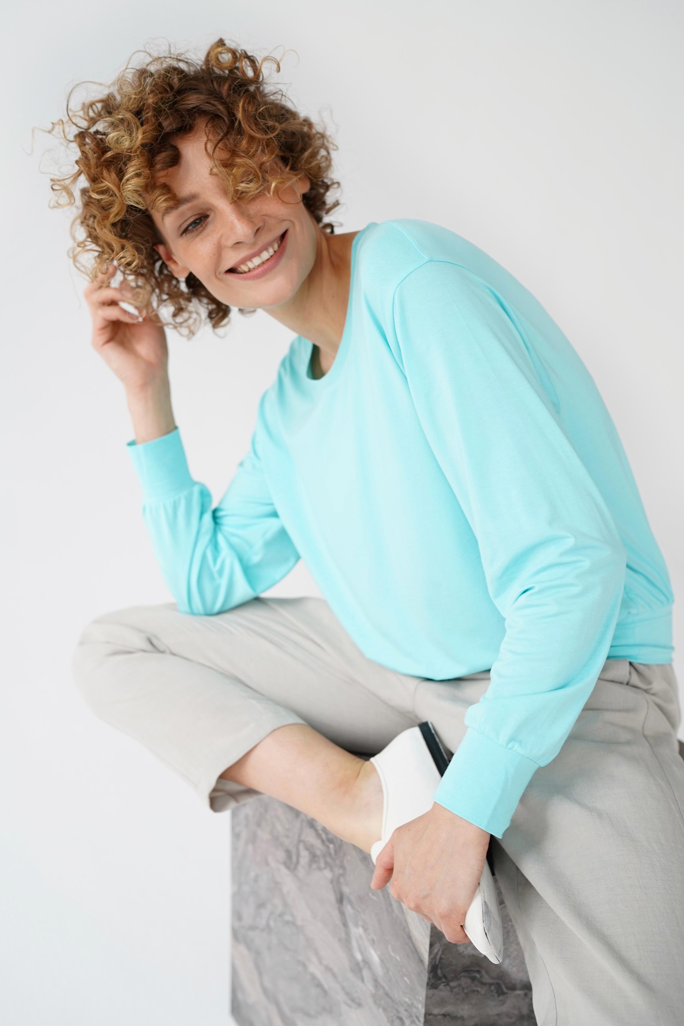 База с подвязами, длинный рукав  от Lesel (Лесель)! Заказывайте по ✆ 8 (800) 777 02 37