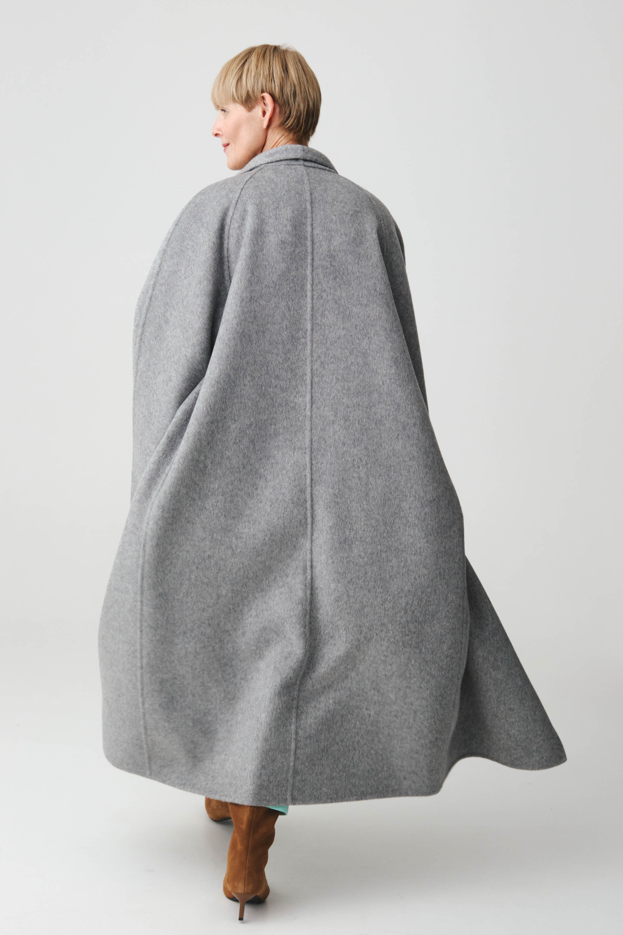 Пальто длинное, дабл шерсть