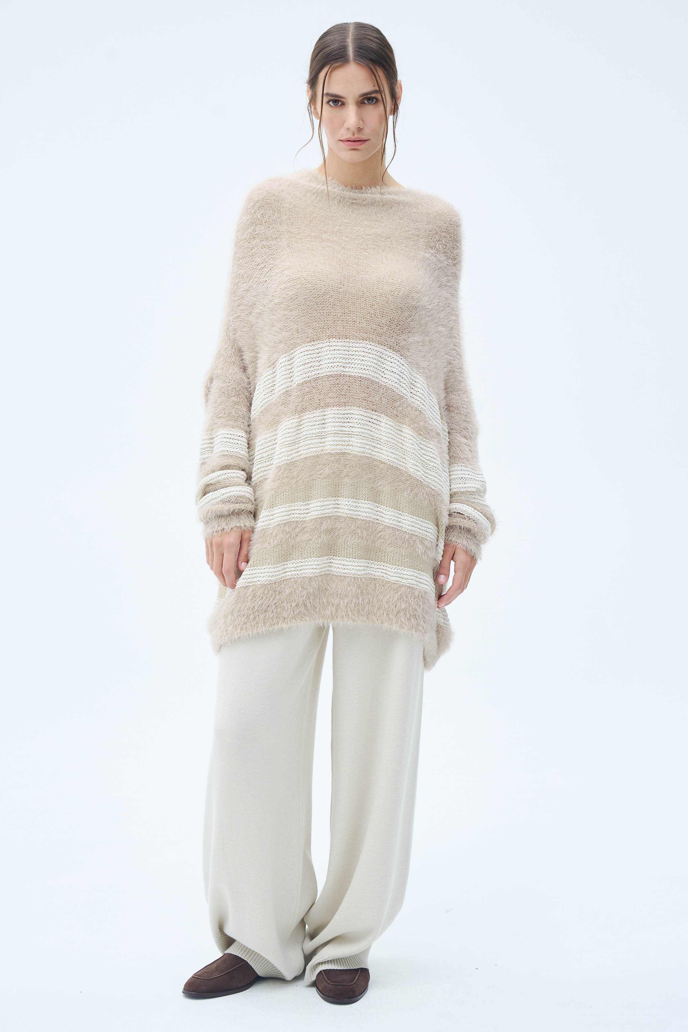 Джемпер Мех  от Lesel (Лесель)! Заказывайте по ✆ 8 (800) 777 02 37