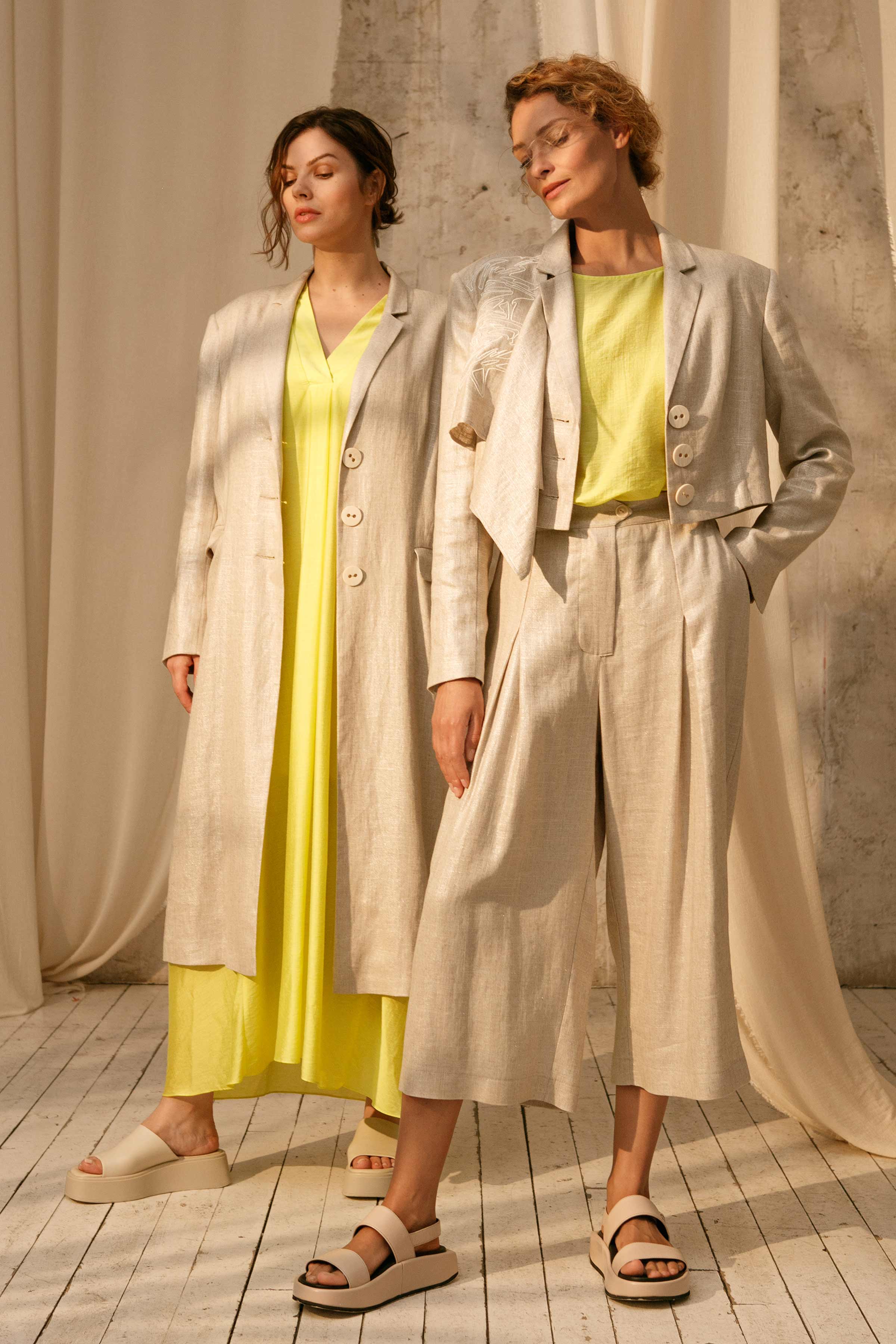 Жакет короткий Блеск, лён 02 Лён (lin) от Lesel (Лесель)! Заказывайте по ✆ 8 (800) 777 02 37