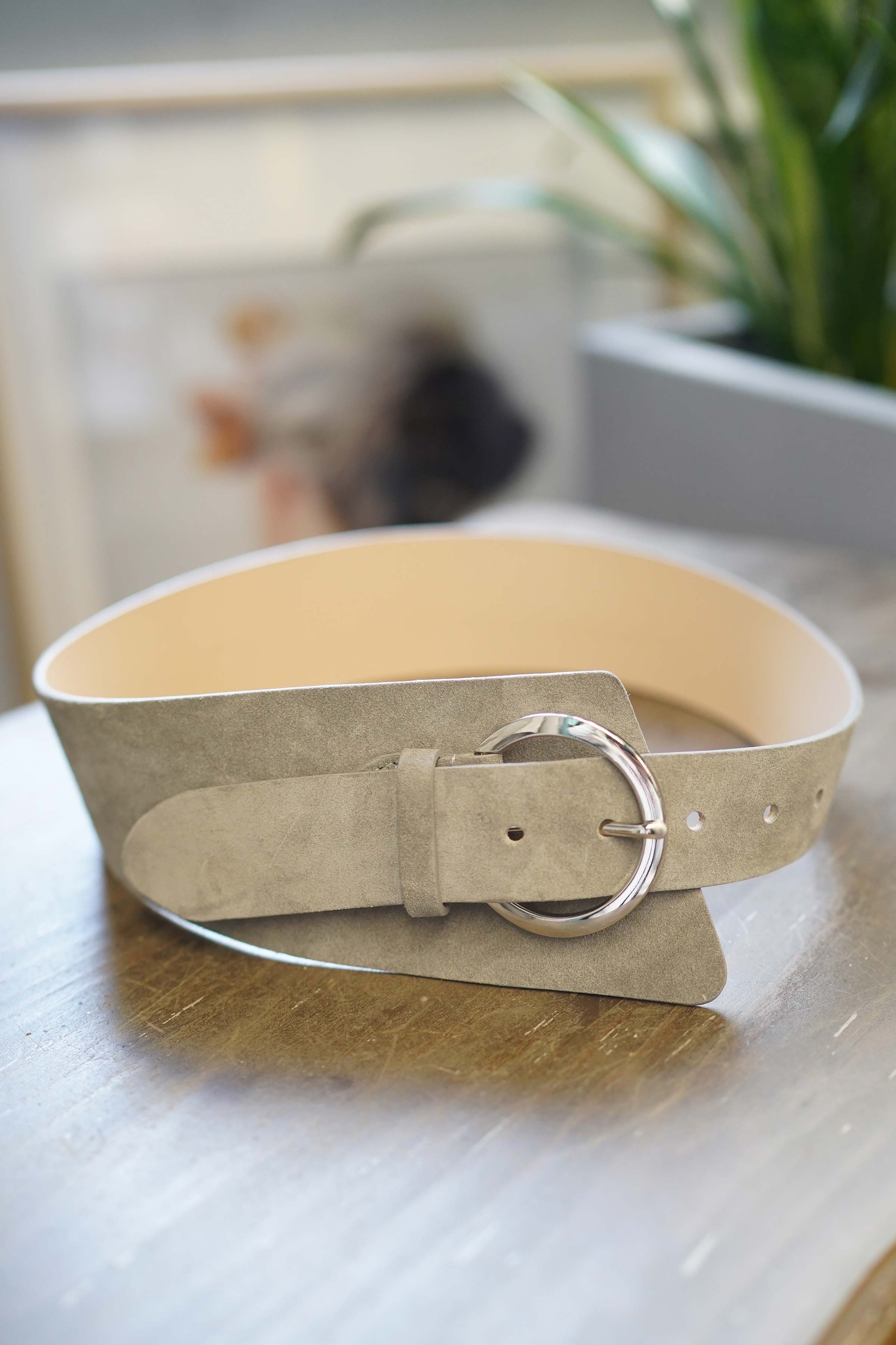 Ремень пряжка 15 Серый меланж (melange gris) от Lesel (Лесель)! Заказывайте по ✆ 8 (800) 777 02 37