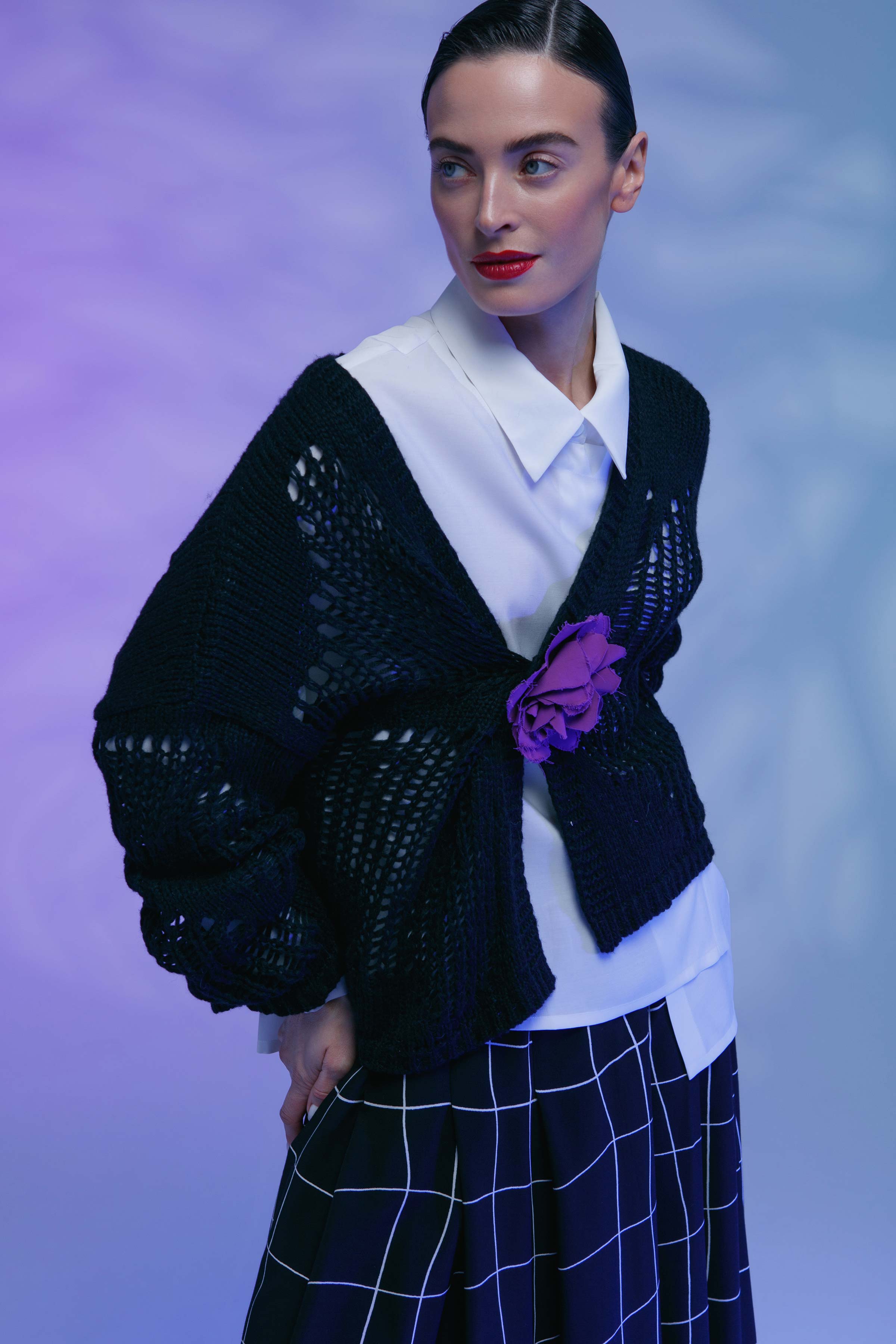 Брошь Цветок 31 Фиолетовый (violet) от Lesel (Лесель)! Заказывайте по ✆ 8 (800) 777 02 37