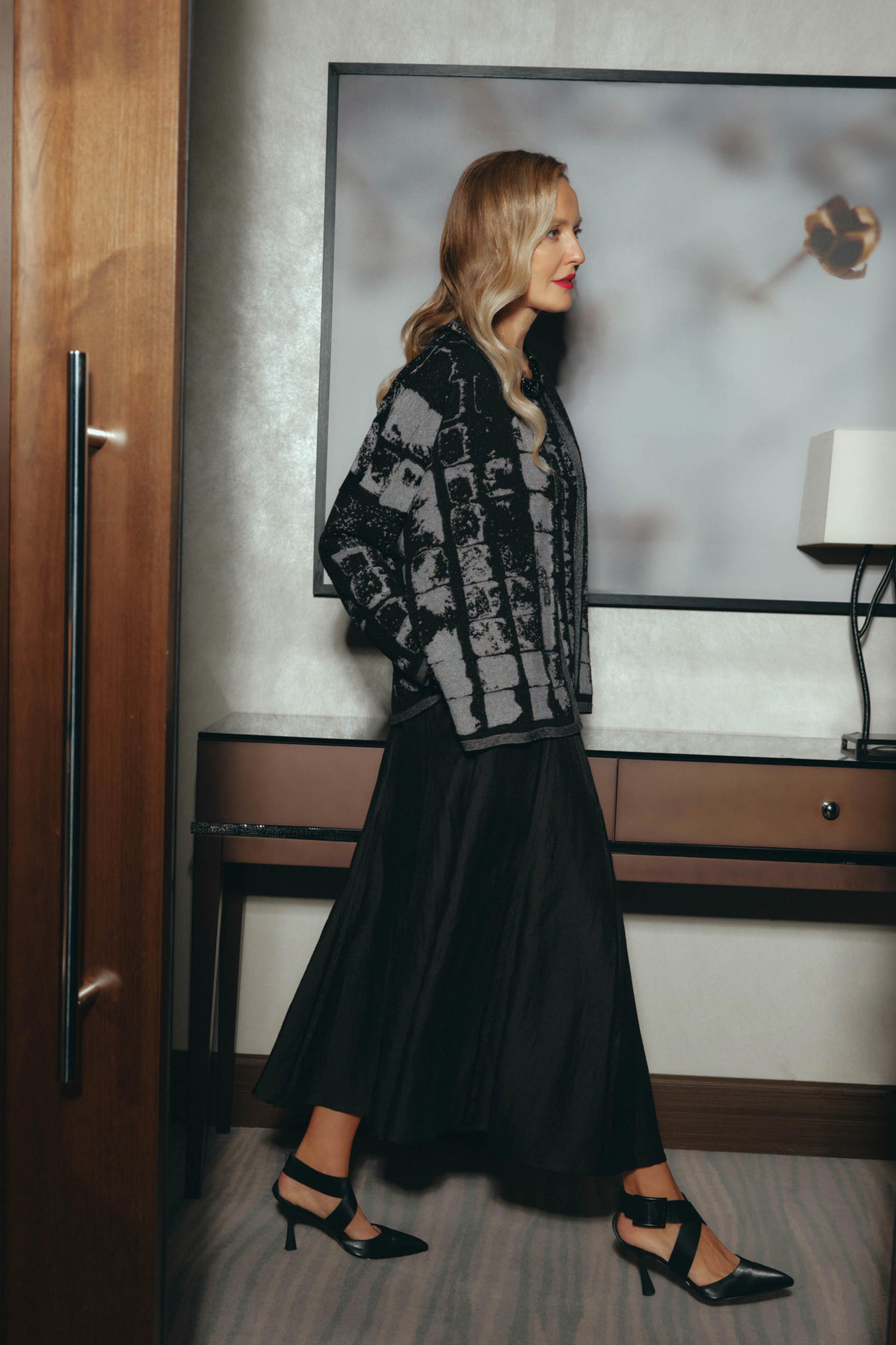 Юбка Лён гранж 00 Черный (noir) от Lesel (Лесель)! Заказывайте по ✆ 8 (800) 777 02 37