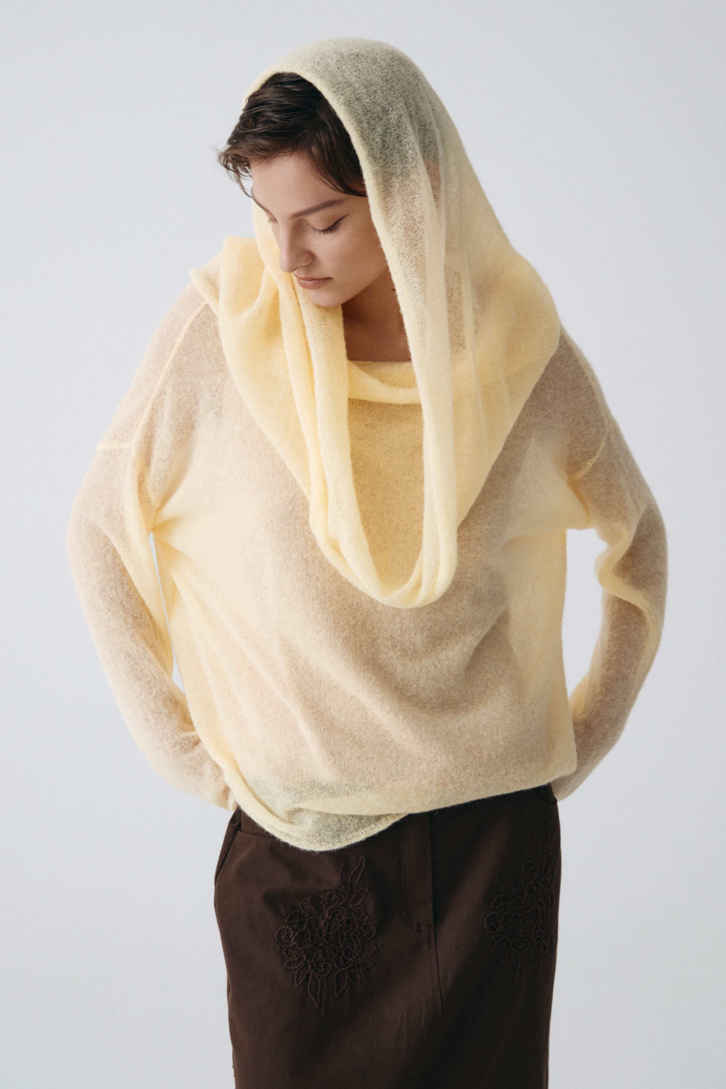 Джемпер с длинным рукавом Хомут  от Lesel (Лесель)! Заказывайте по ✆ 8 (800) 777 02 37