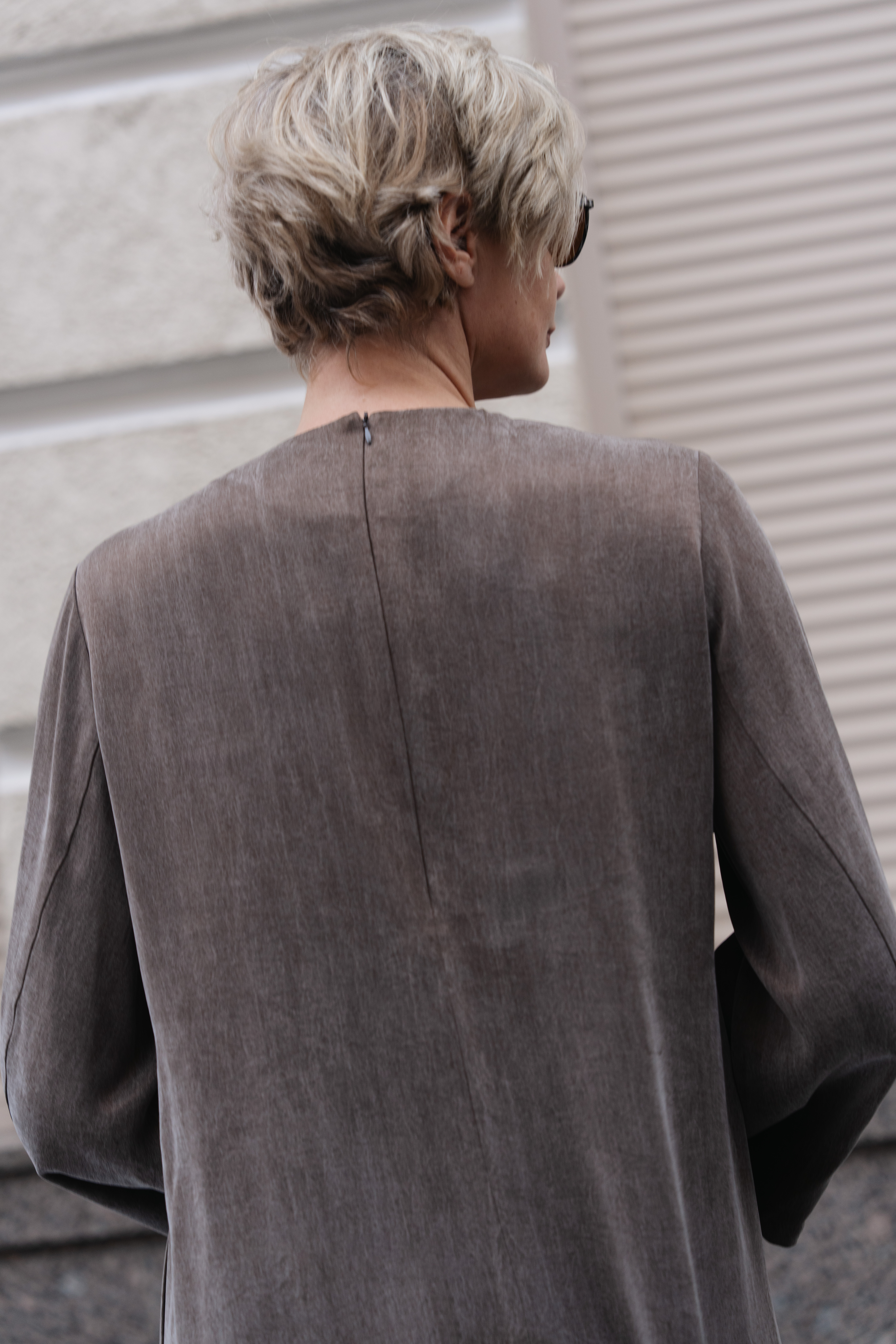 Платье Вертикаль, вареный шелк