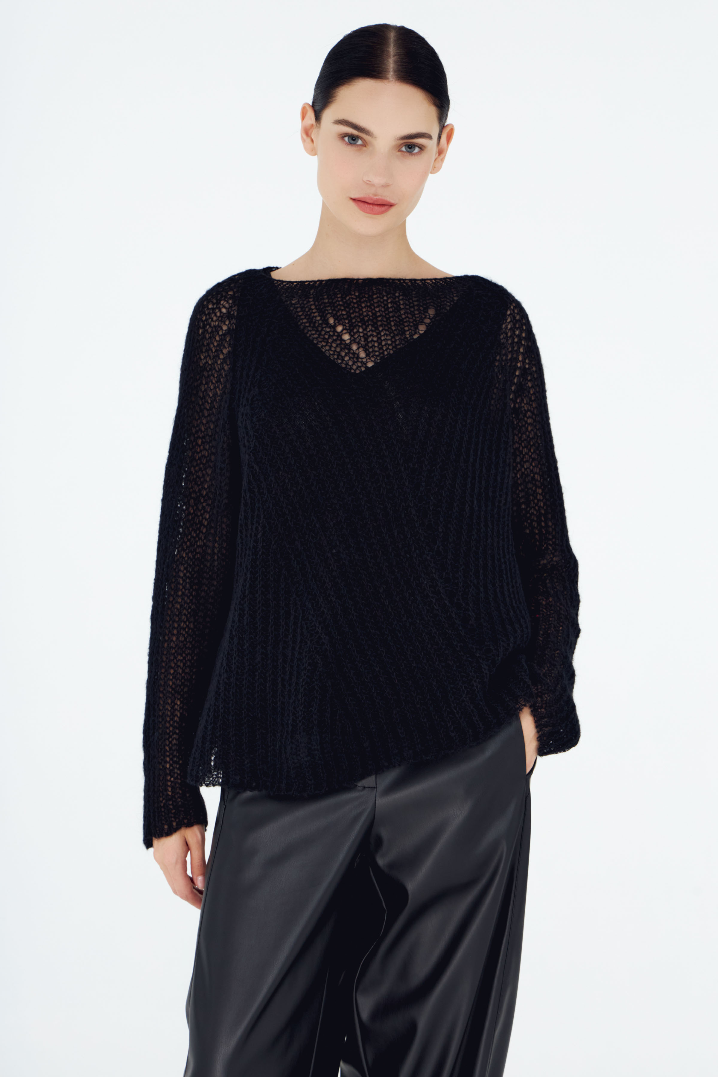 Джемпер мохер Воздух  от Lesel (Лесель)! Заказывайте по ✆ 8 (800) 777 02 37