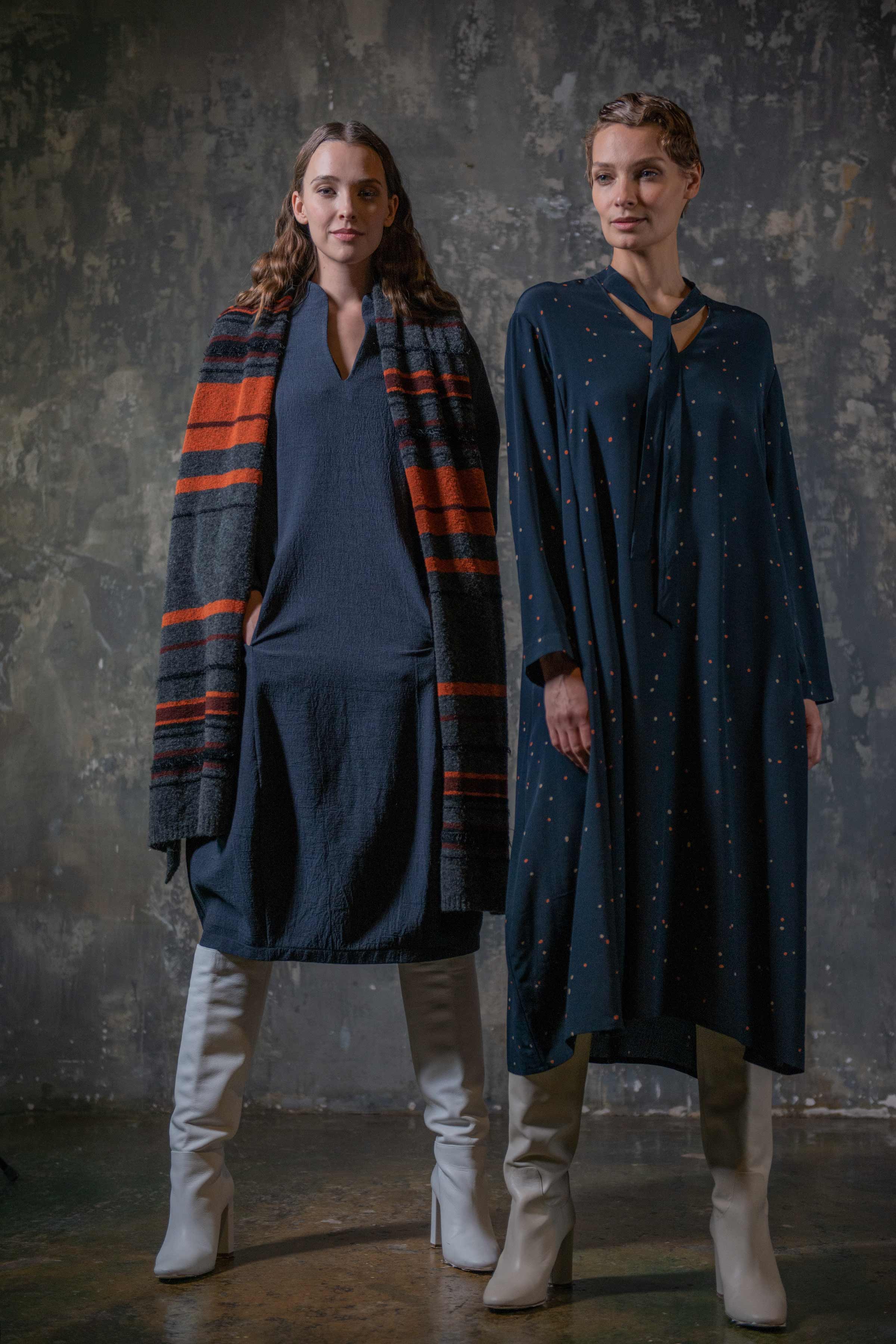 Платье среднее Ромб, жатка 38 Джинсовый (denim) от Lesel (Лесель)! Заказывайте по ✆ 8 (800) 777 02 37