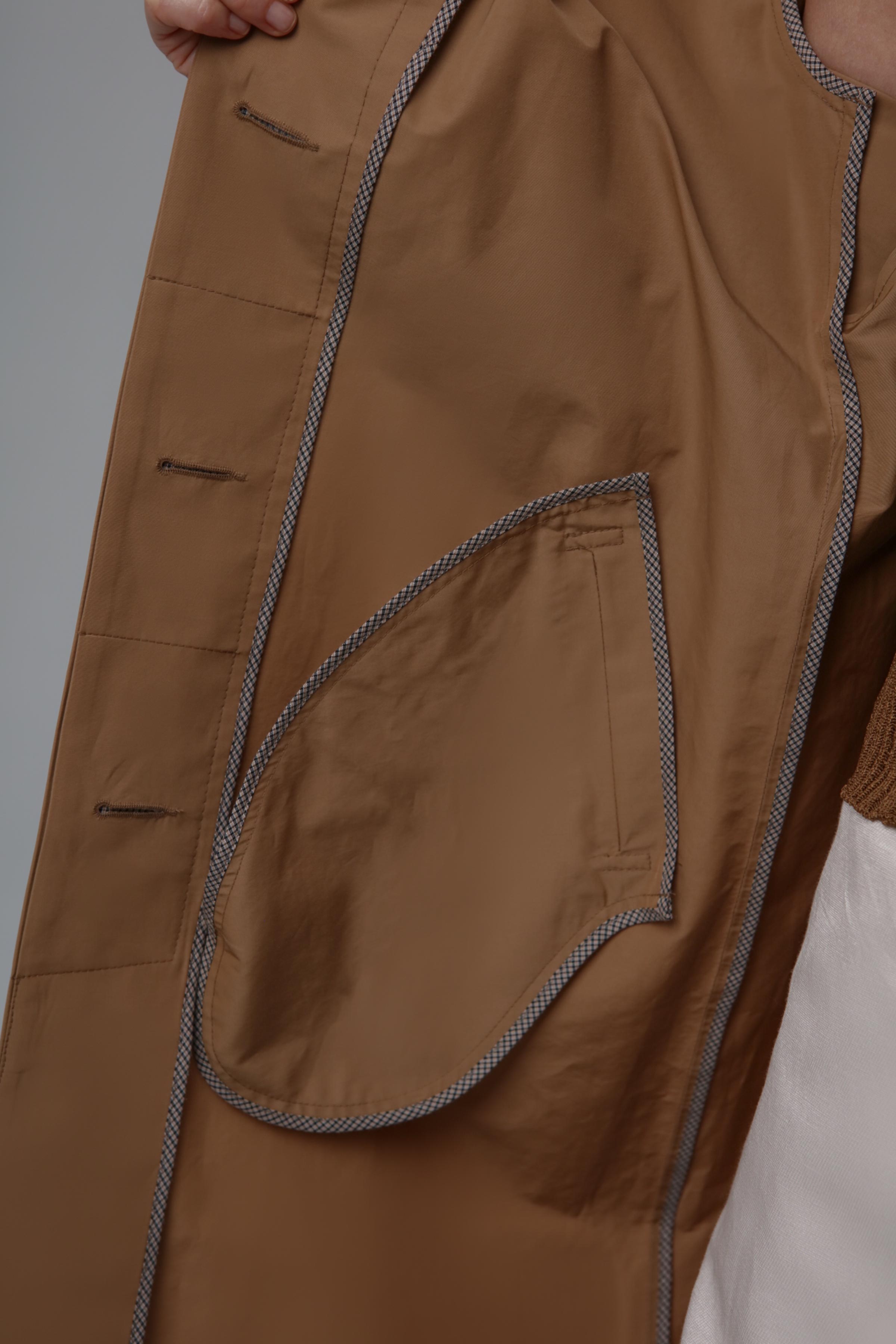 Тренч прямой Крылатый 09 Крем-брюле (creme-brjule), 00 Черный (noir) от Lesel (Лесель)! Заказывайте по ✆ 8 (800) 777 02 37