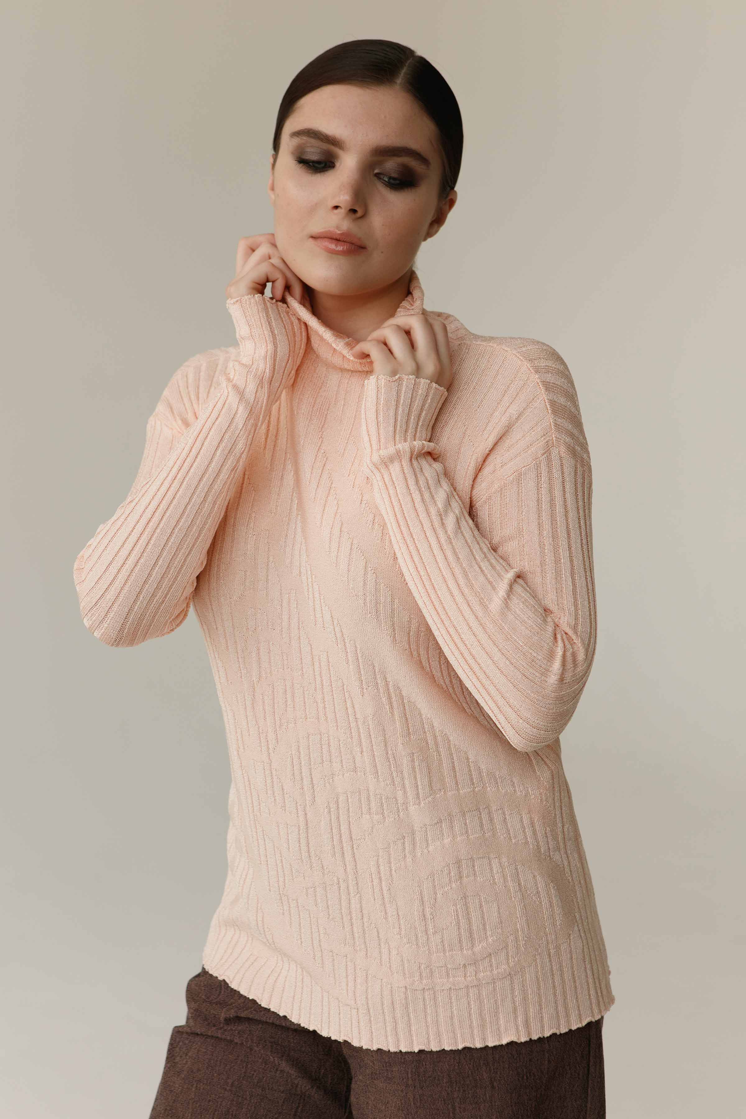 Водолазка Узор 04 Бежевый (beige), 00 Черный (noir), 36 Бирюза (turguoise), 11 Антрацит (anthracite) от Lesel (Лесель)! Заказывайте по ✆ 8 (800) 777 02 37