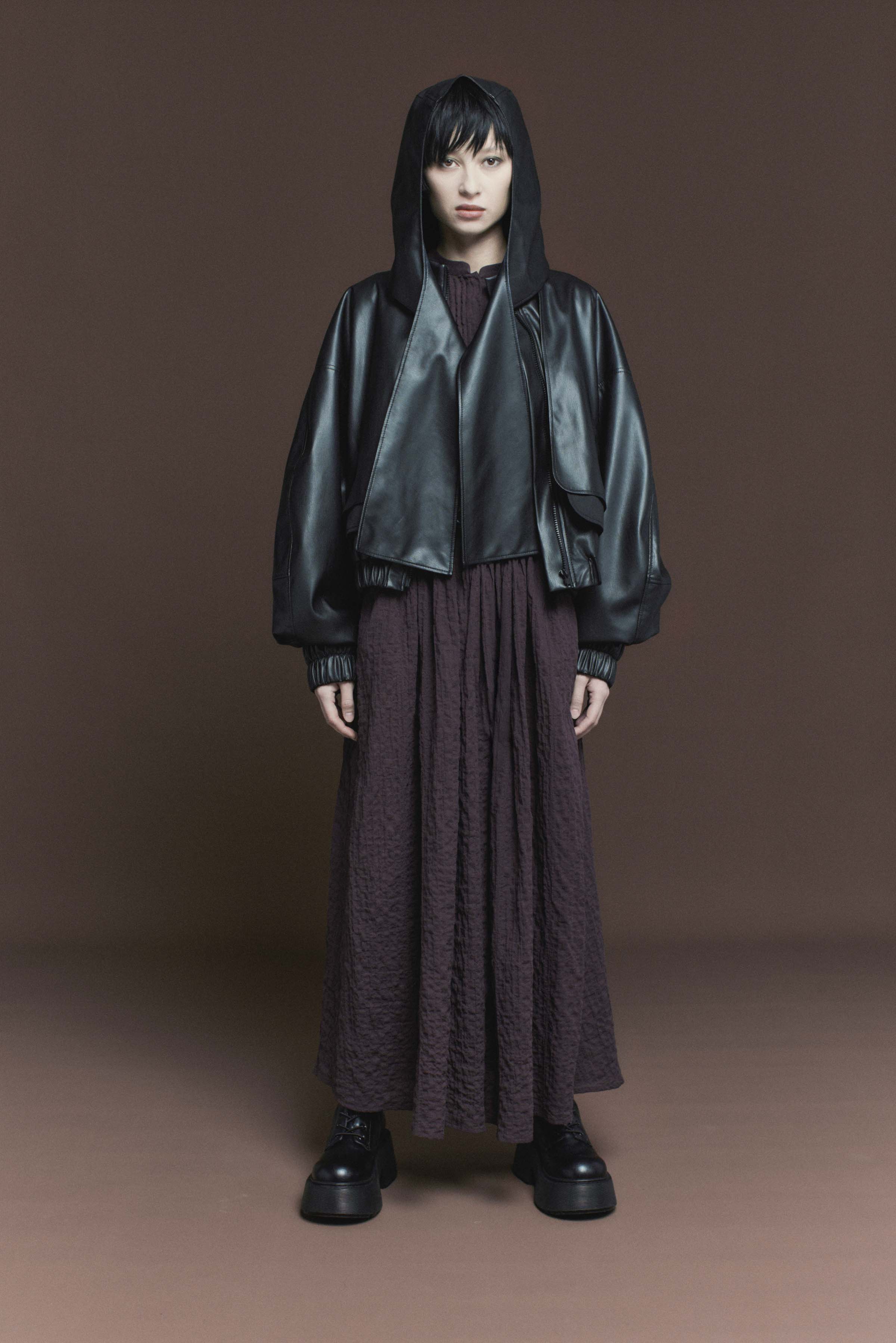 Бомбер многослойный, кожа 00 Черный (noir) от Lesel (Лесель)! Заказывайте по ✆ 8 (800) 777 02 37