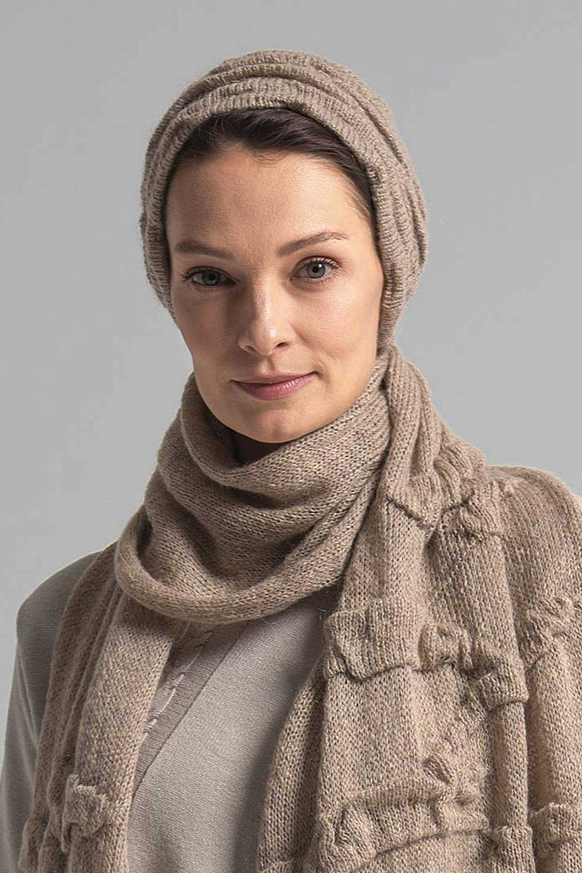 Шапка Дюны 09 Беж-меланж (melange beige) от Lesel (Лесель)! Заказывайте по ✆ 8 (800) 777 02 37