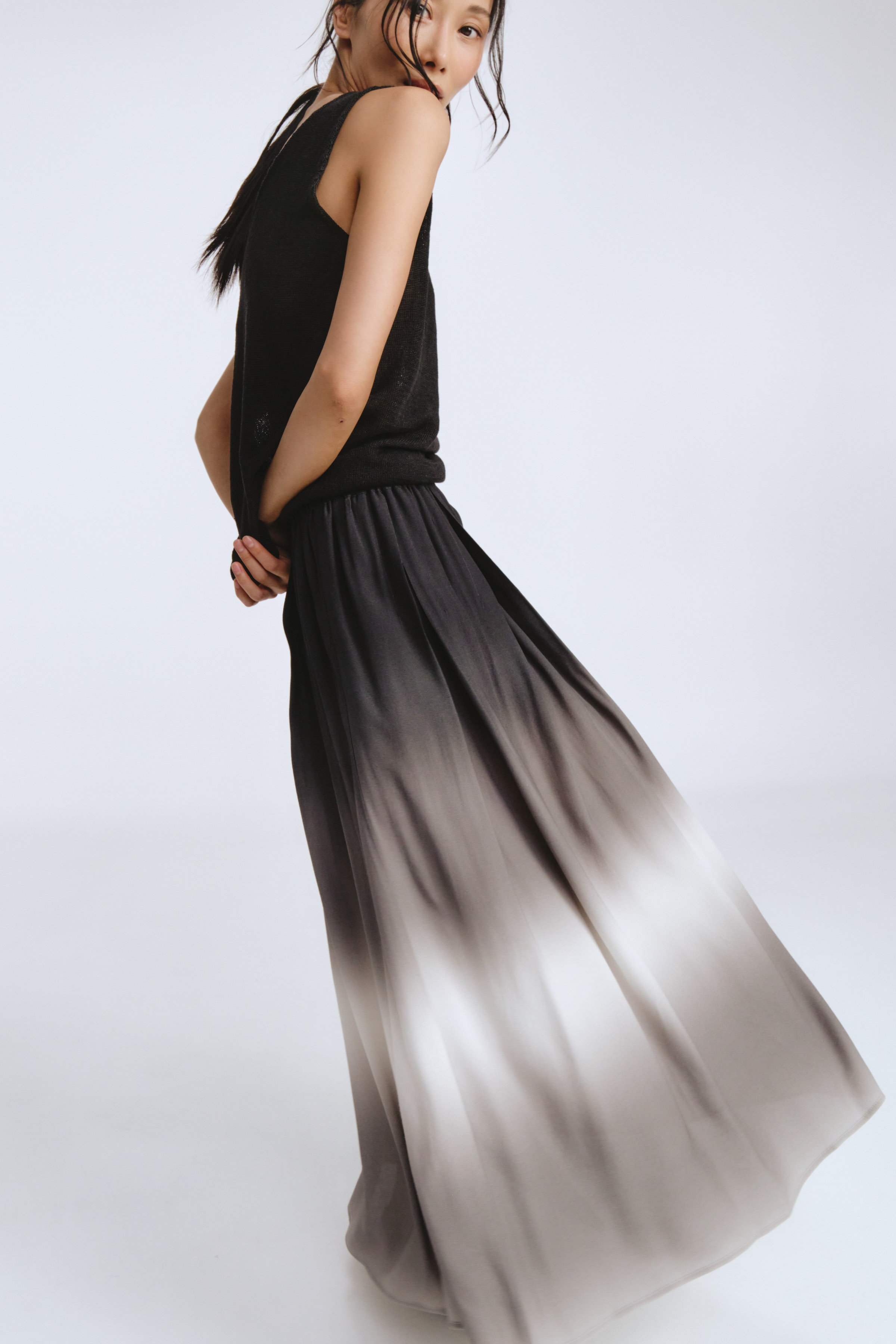 Юбка Деграде в складку 10 Серый (grise), 34 Голубой лед (glace bleue) от Lesel (Лесель)! Заказывайте по ✆ 8 (800) 777 02 37